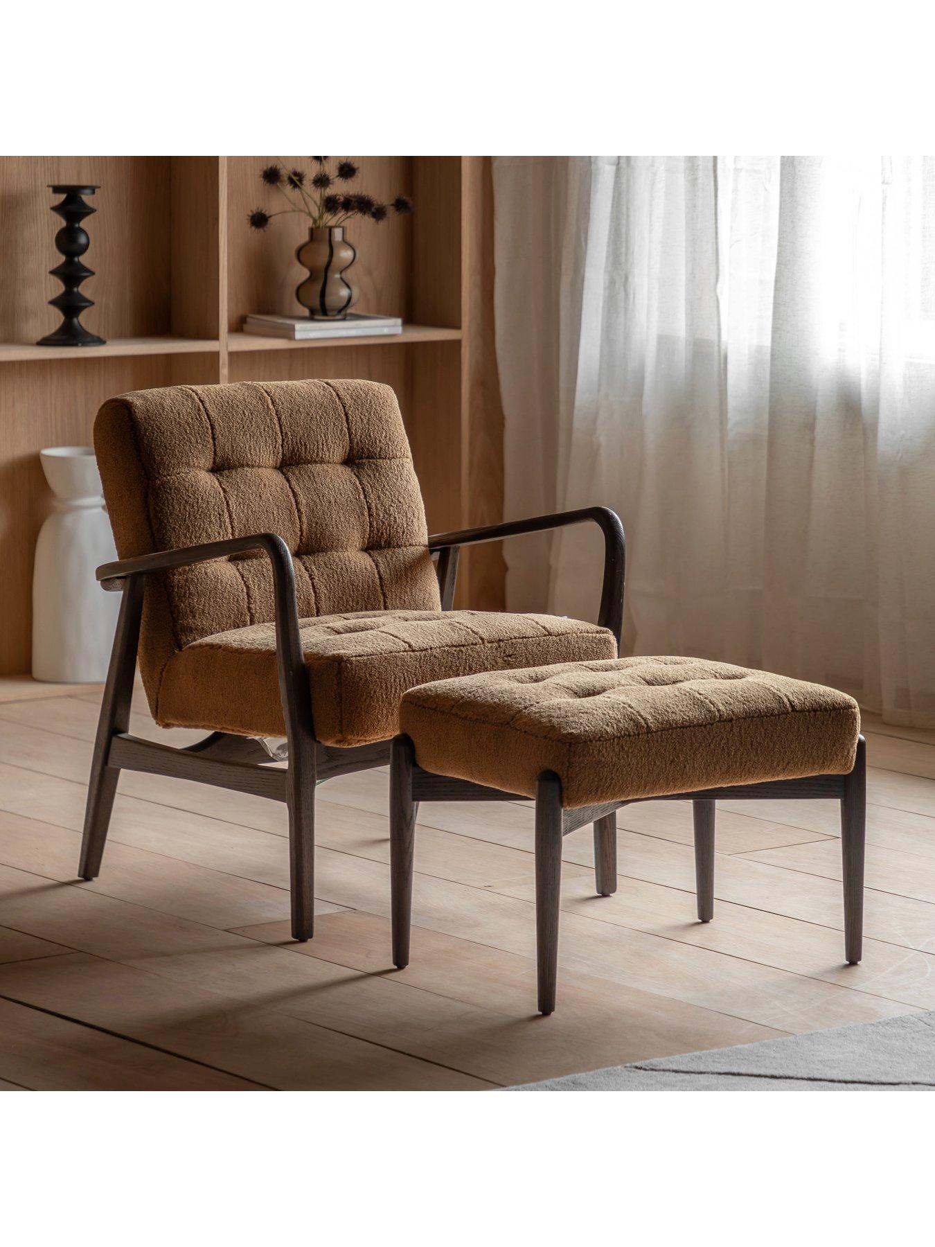 Image 5 of 5 of Gallery Direct Humber Faux Sheepskin Footstool