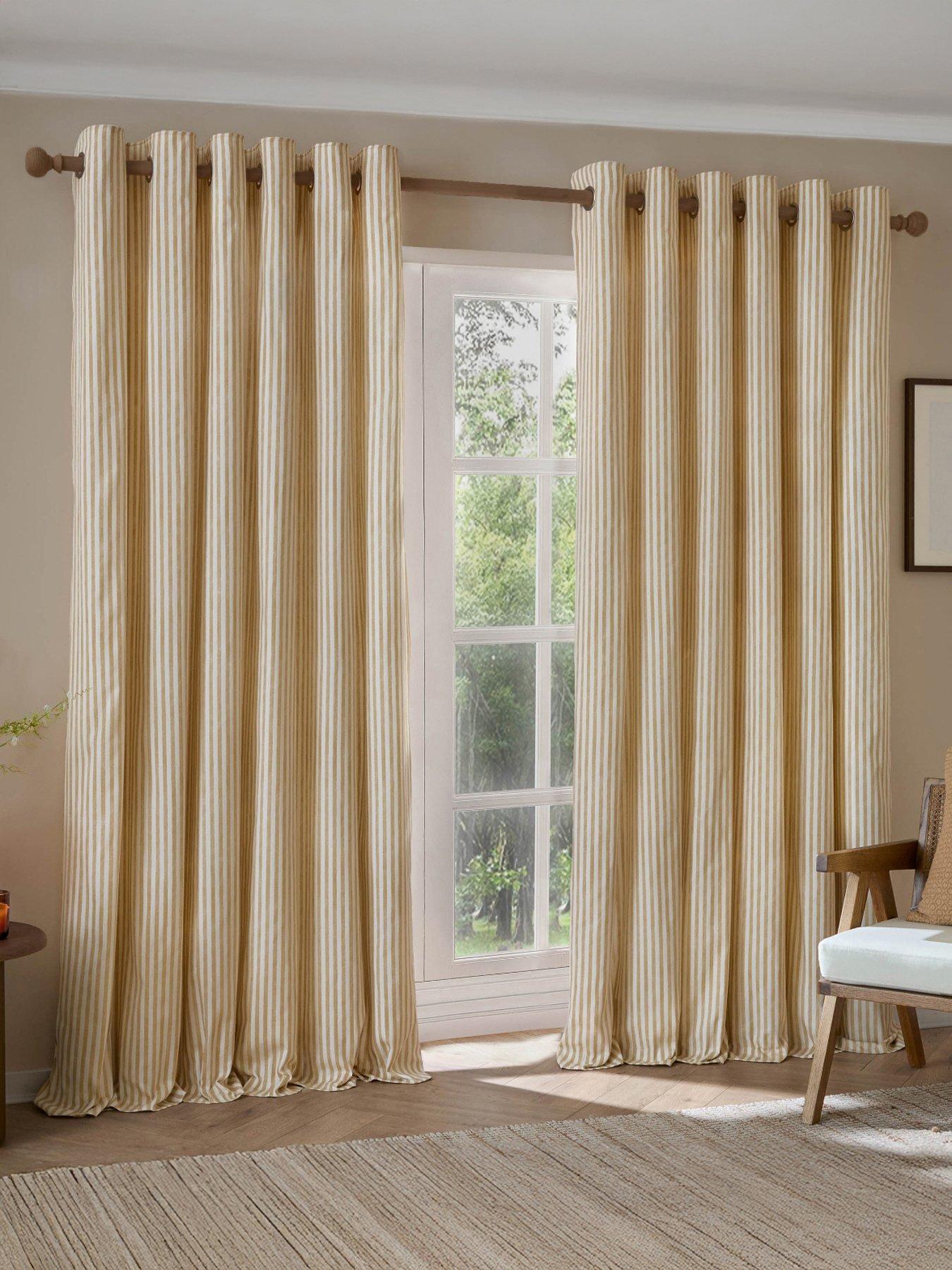 Yard Hebden Blackout Eyelet Honey Yellow