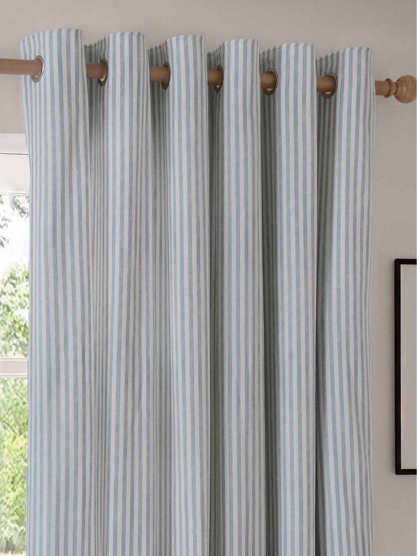 Image 3 of 7 of Yard Hebden Eyelet Curtains Mineral Blue
