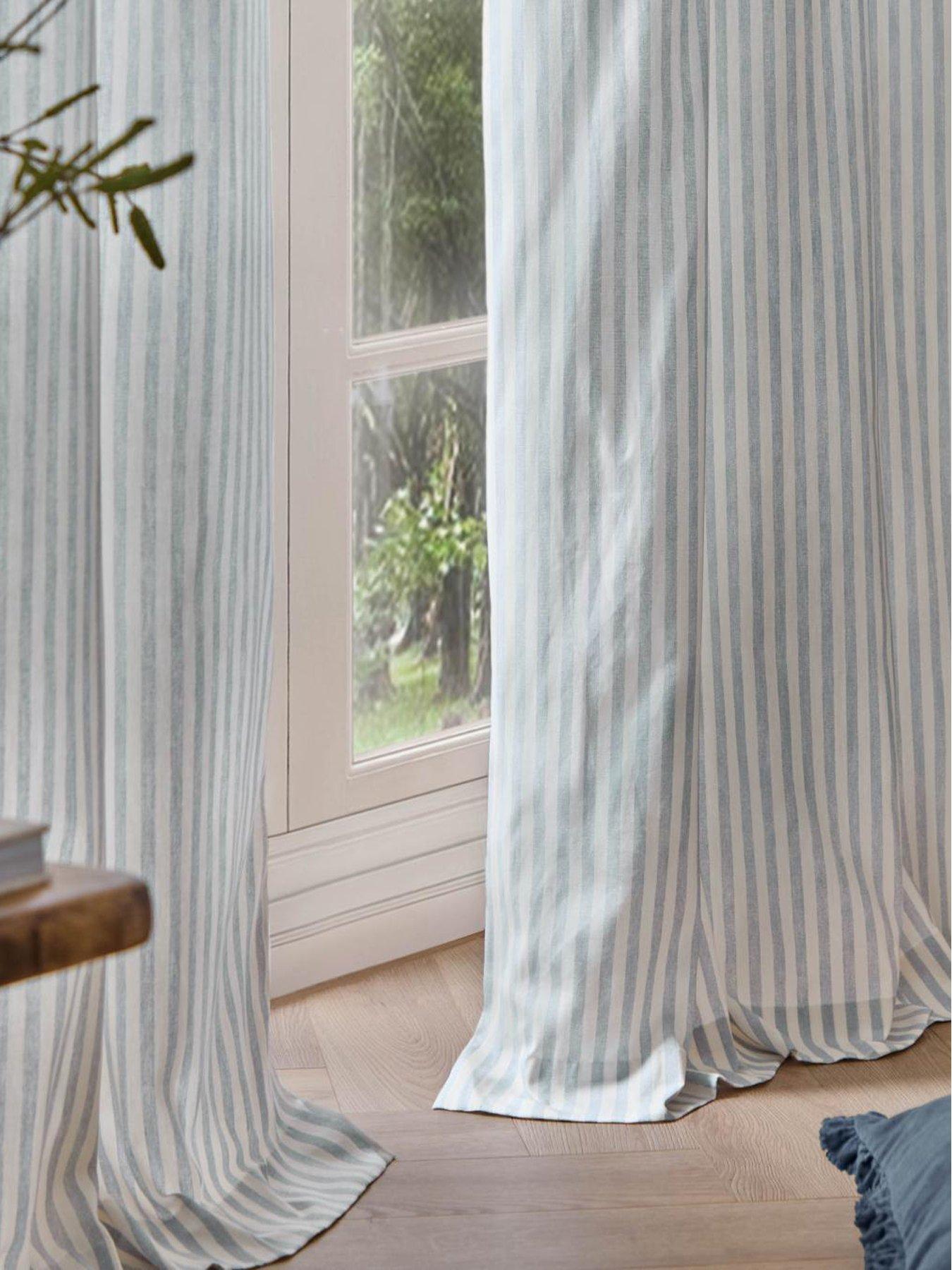 Image 4 of 7 of Yard Hebden Eyelet Curtains Mineral Blue