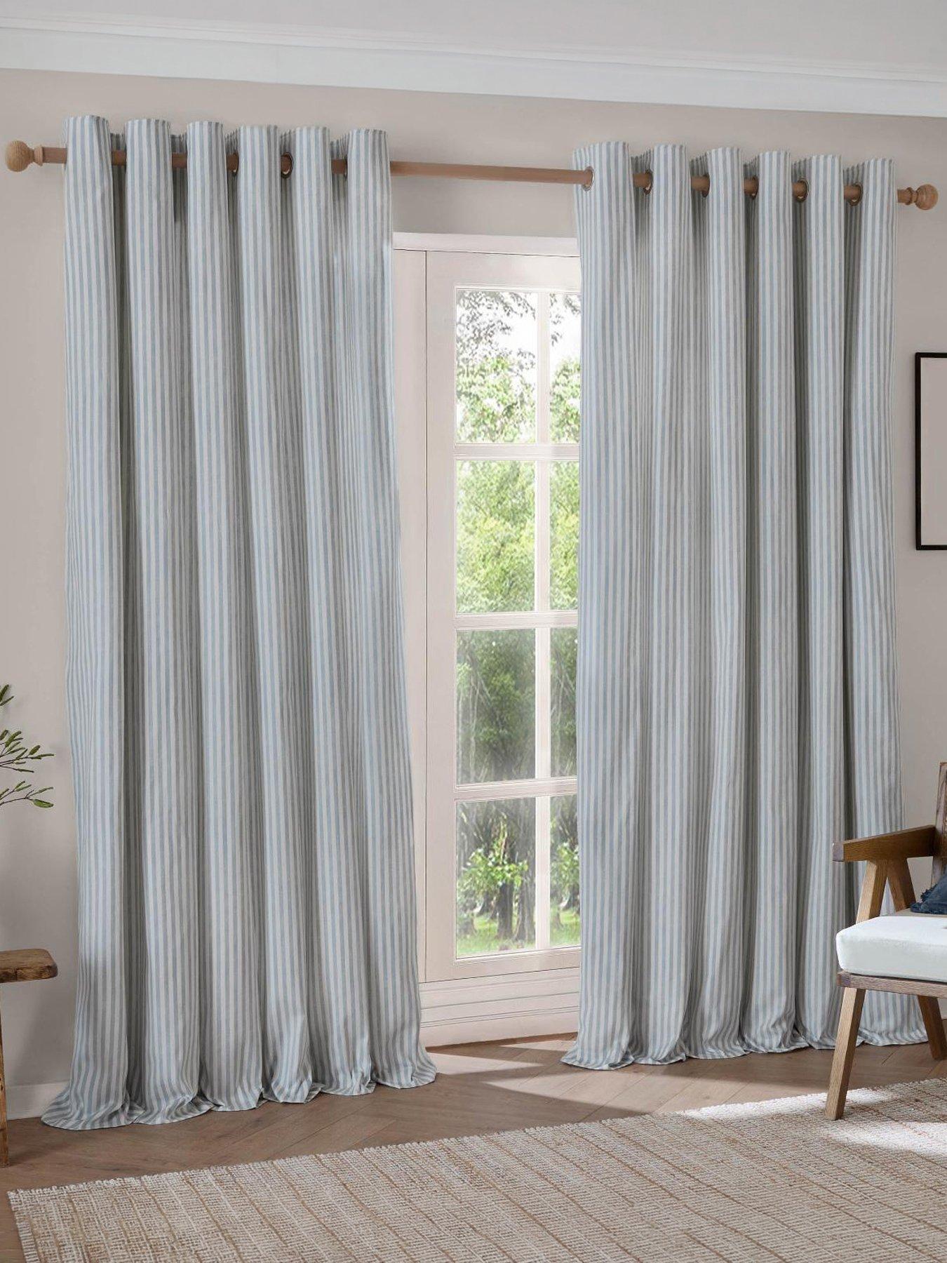 Yard Hebden Blackout Eyelet Mineral Blue