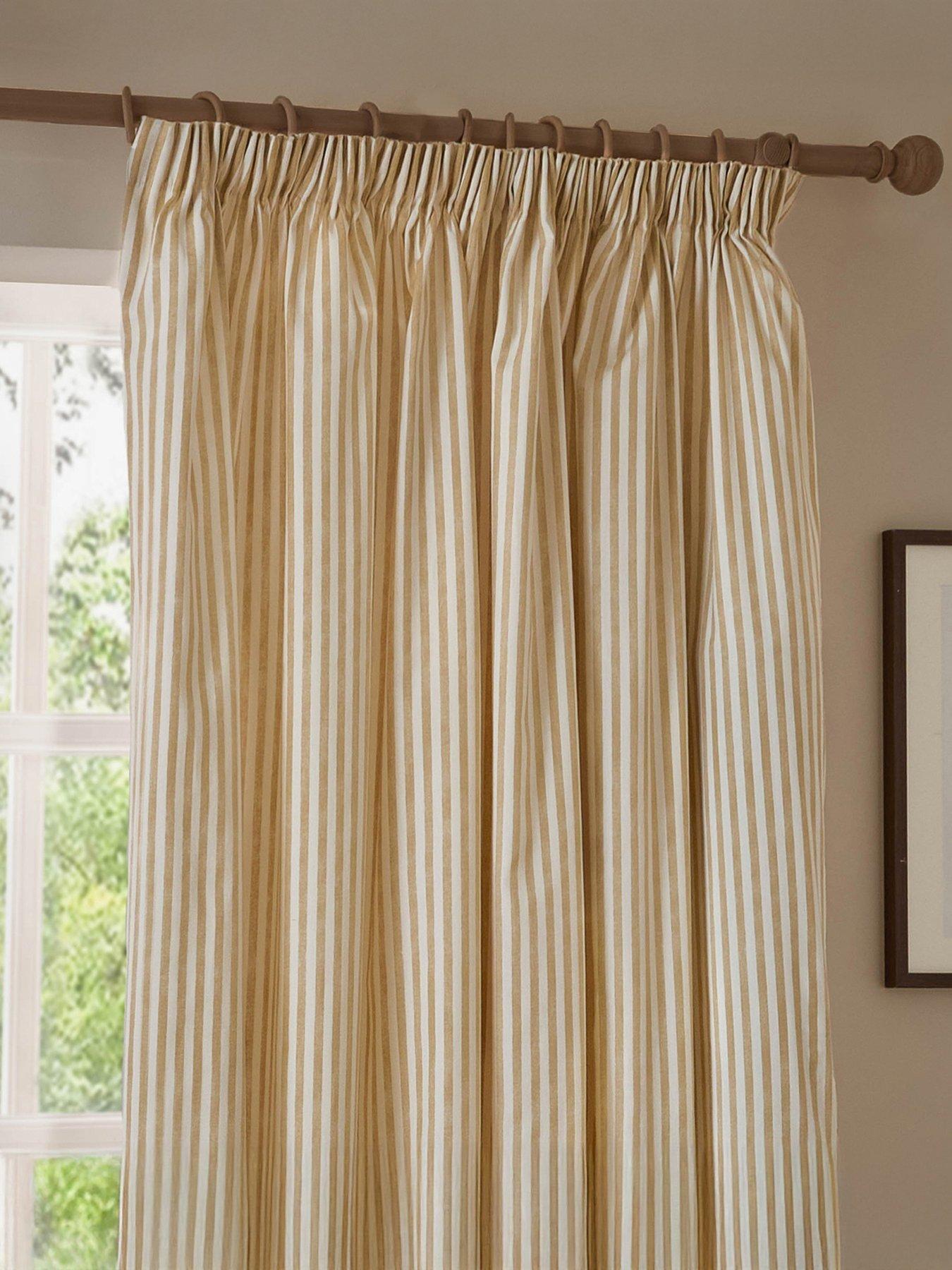 Image 5 of 6 of Yard Hebden Pencil Pleat Curtains Honey Yellow