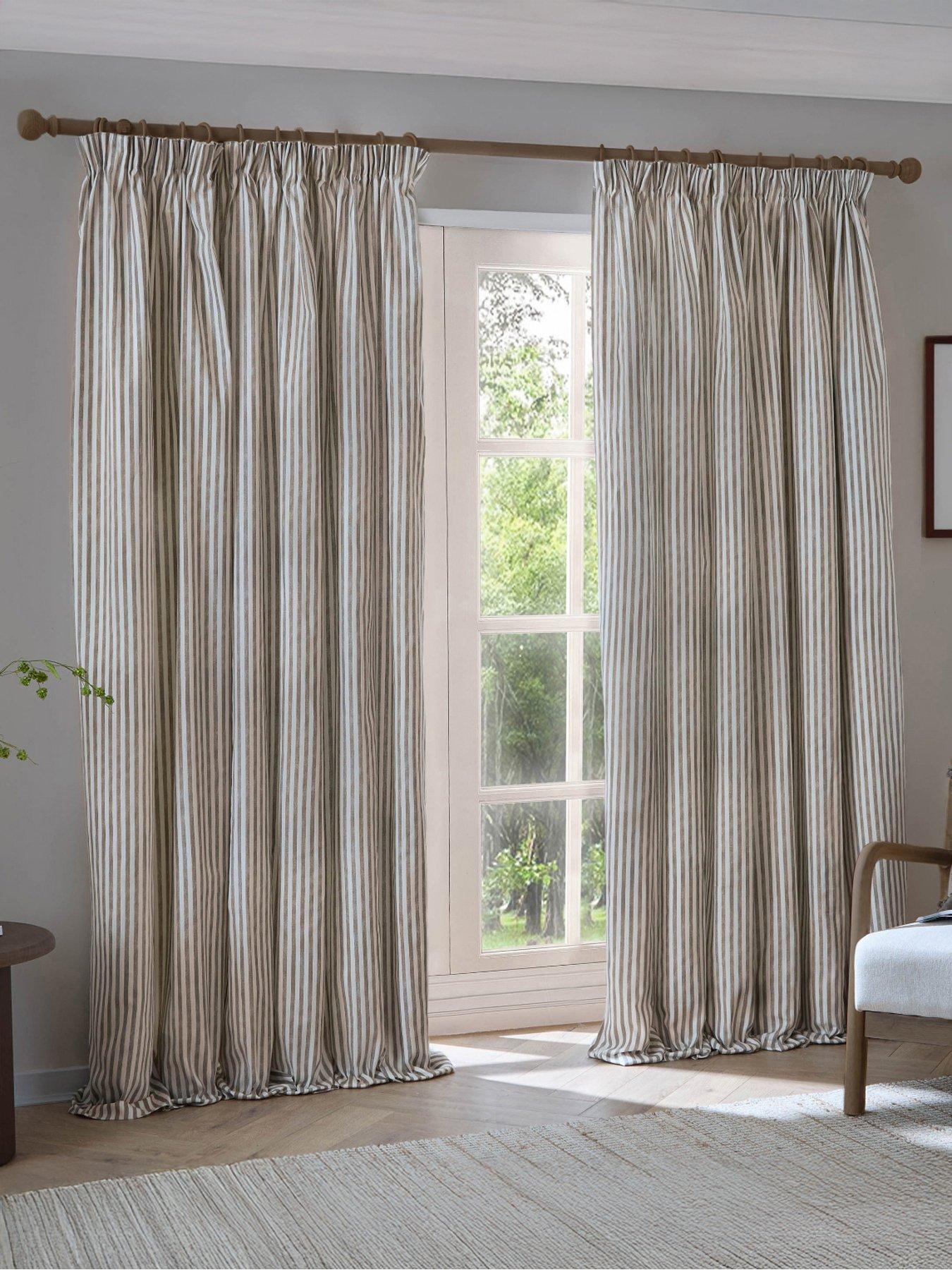 Yard Hebden Pencil Pleat Curtains Mole