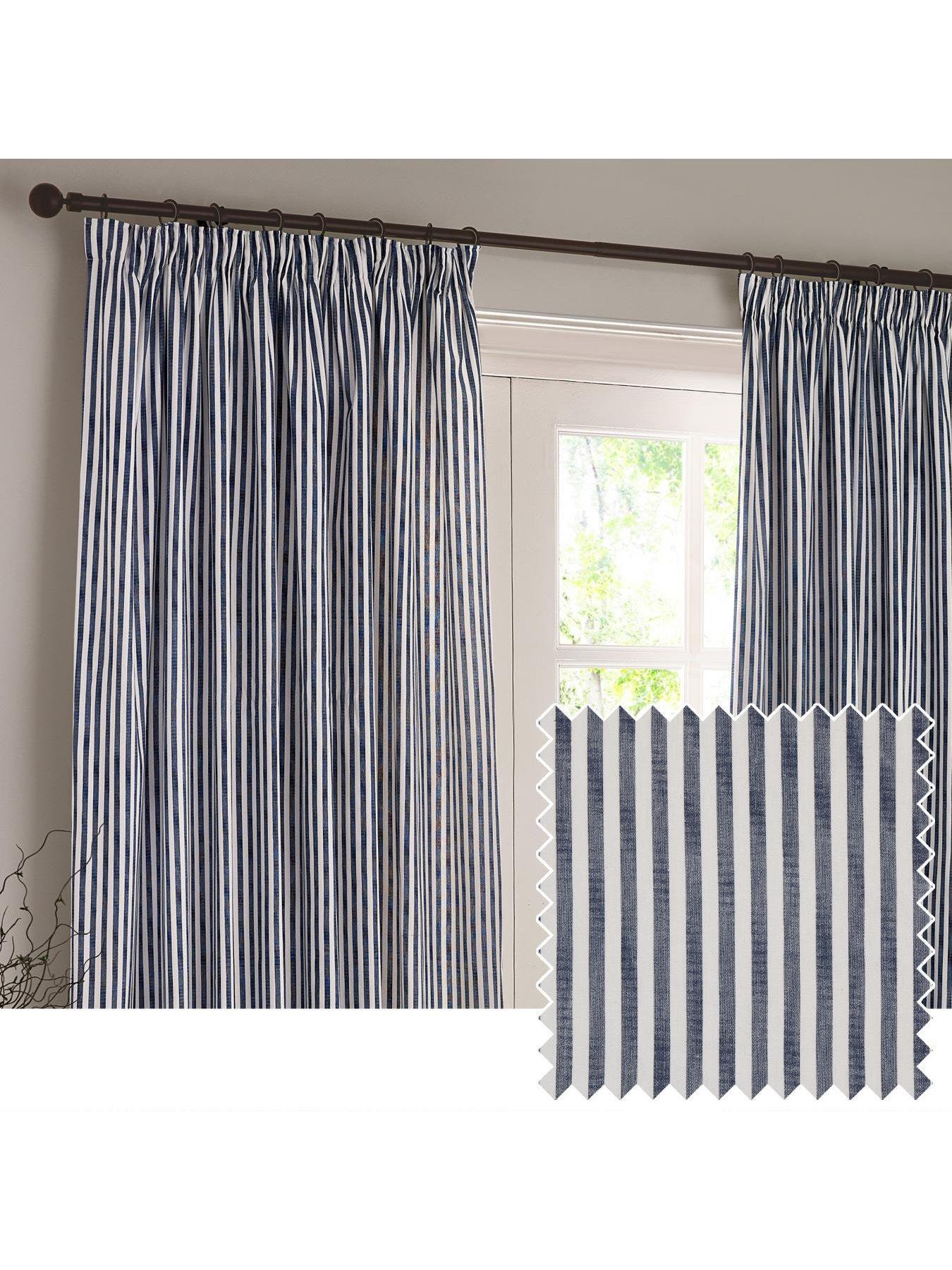 Image 6 of 6 of Yard Hebden Blackout Pencil Pleat Navy