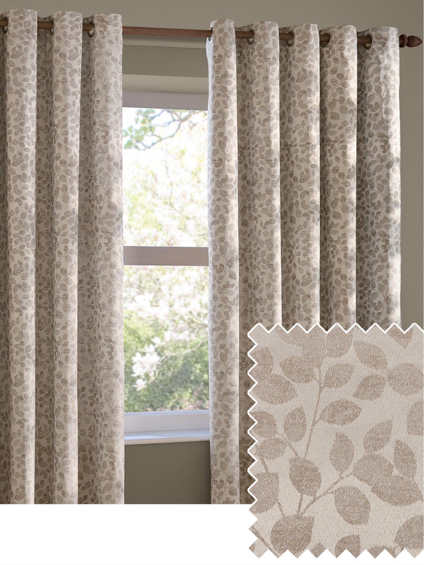 Image 2 of 6 of Wylder Grace Leaf Eyelet Curtains
