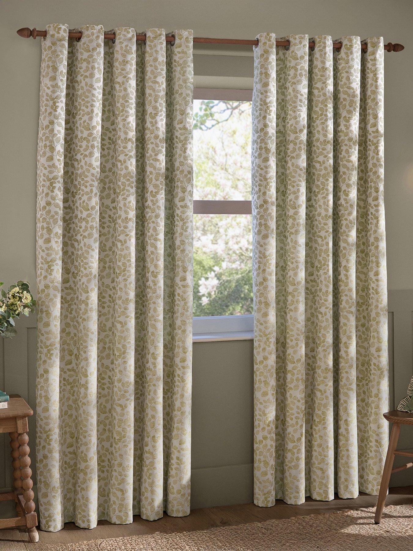 Wylder Grace Leaf Eyelet Curtains