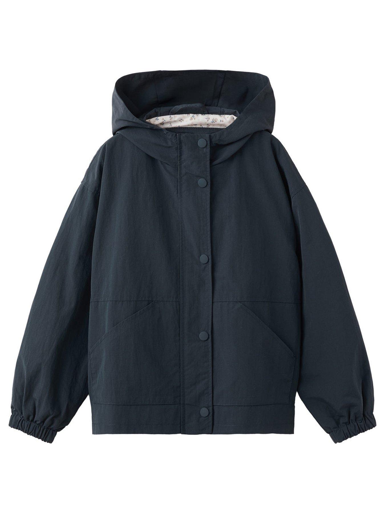  image of mango-girls-lightweight-jacket-navy