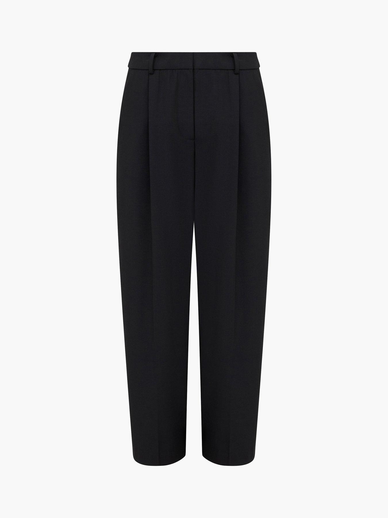  image of french-connection-barrel-leg-formal-trousers