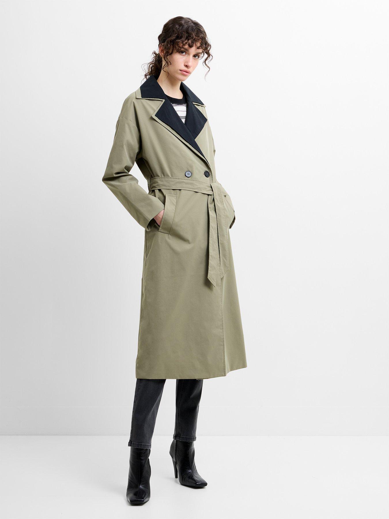 French Connection Classic Double-breasted Trench Coat