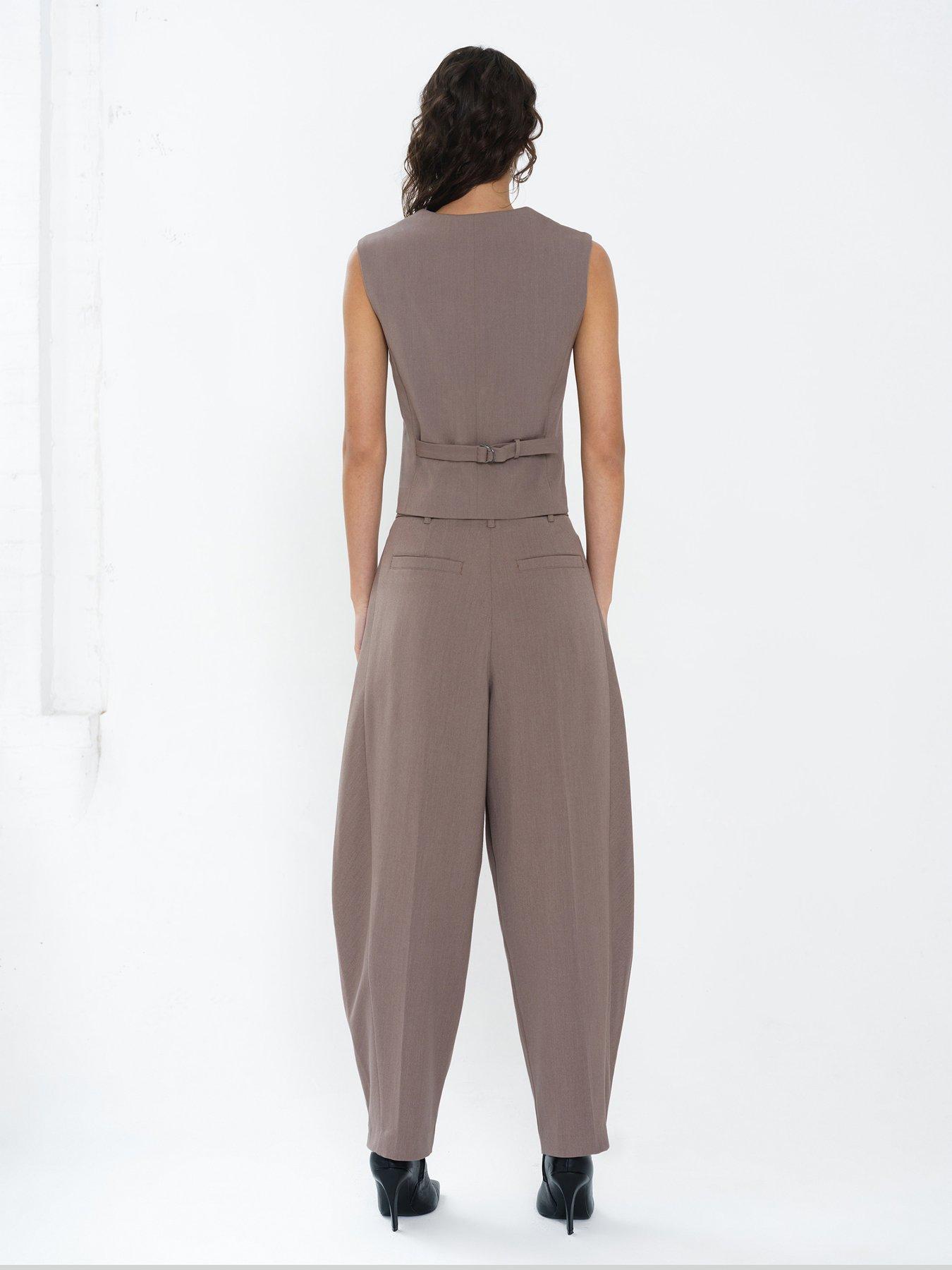  image of french-connection-v-neck-sleeveless-waistcoat