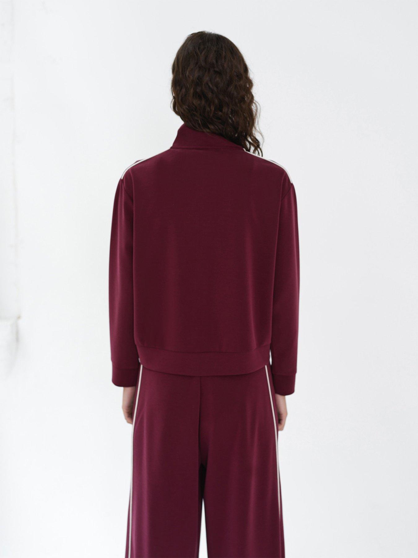 stillFront image of french-connection-zip-through-long-sleeve-jersey-jacket