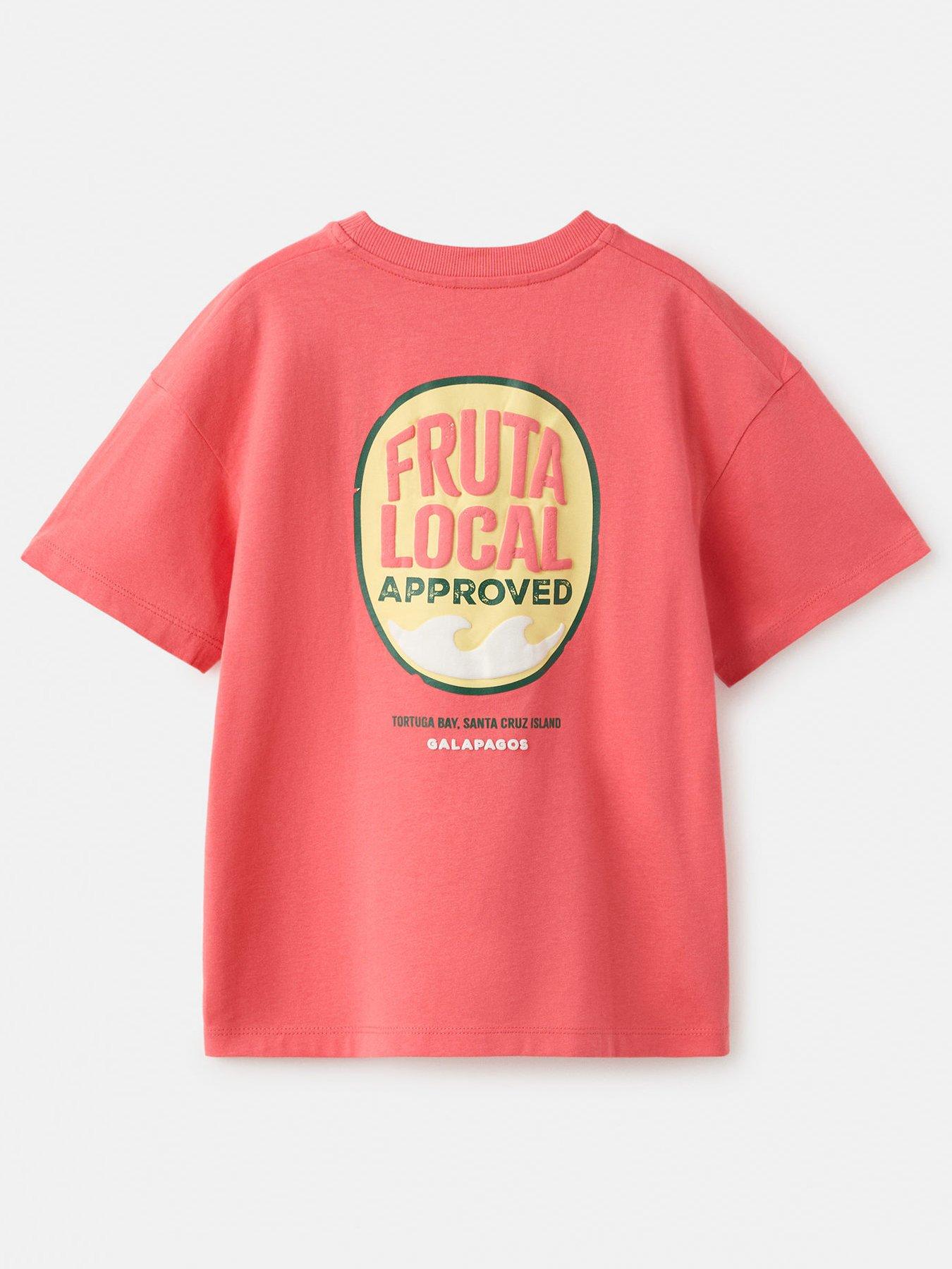 Mango Boys Fruit Short Sleeve T-shirt - Red