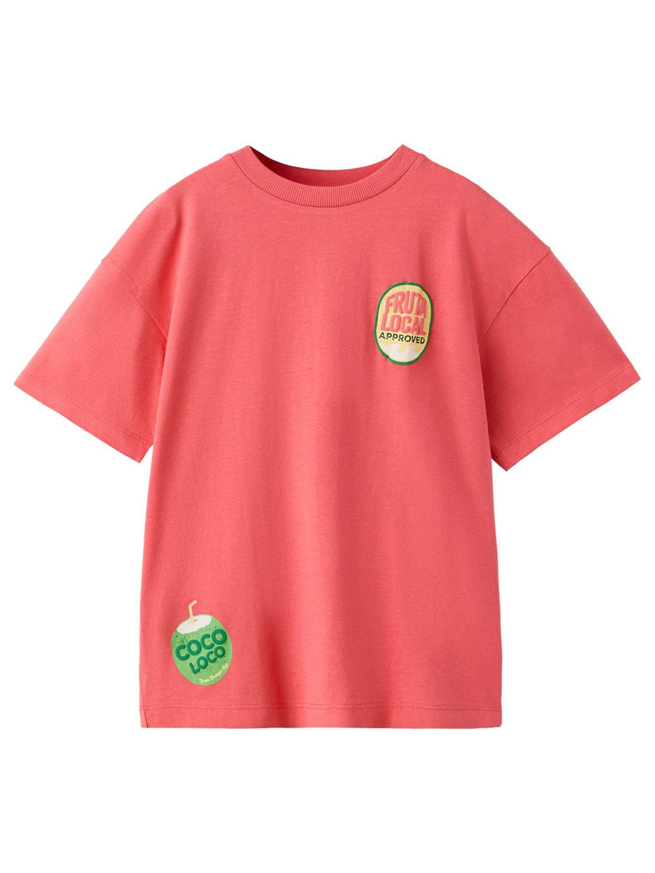 Image 1 of 4 of Mango Boys Fruit Short Sleeve T-shirt - Red