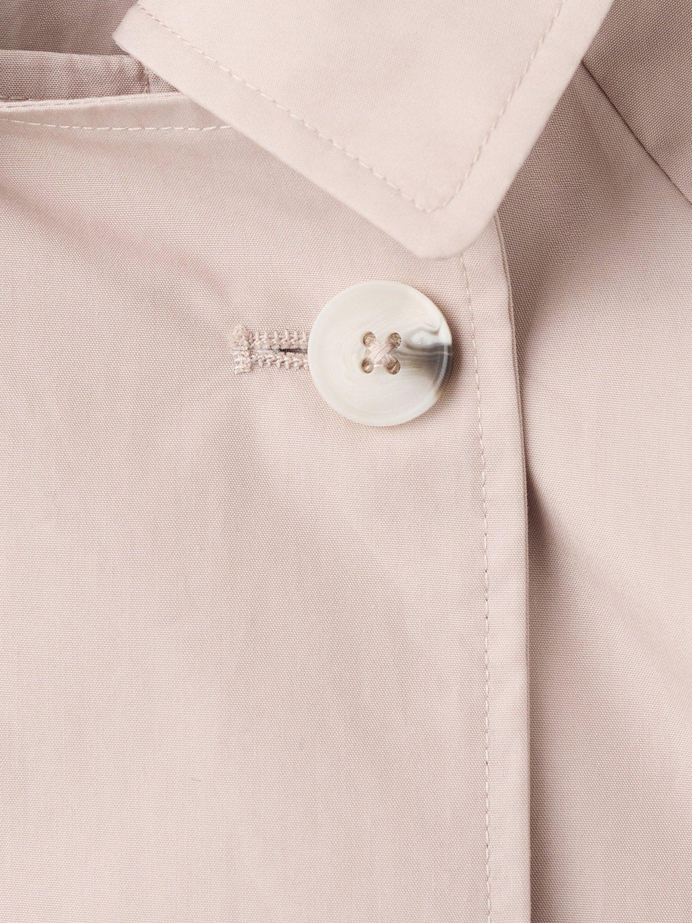 Image 3 of 4 of Mango Girls Short Trench Coat - Beige