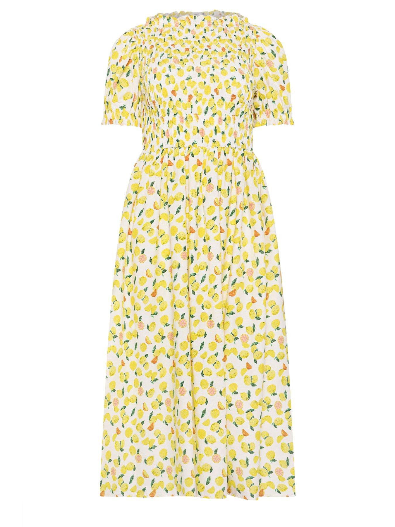 Image 5 of 5 of PixieGirl Petite Shirred Midi Dress