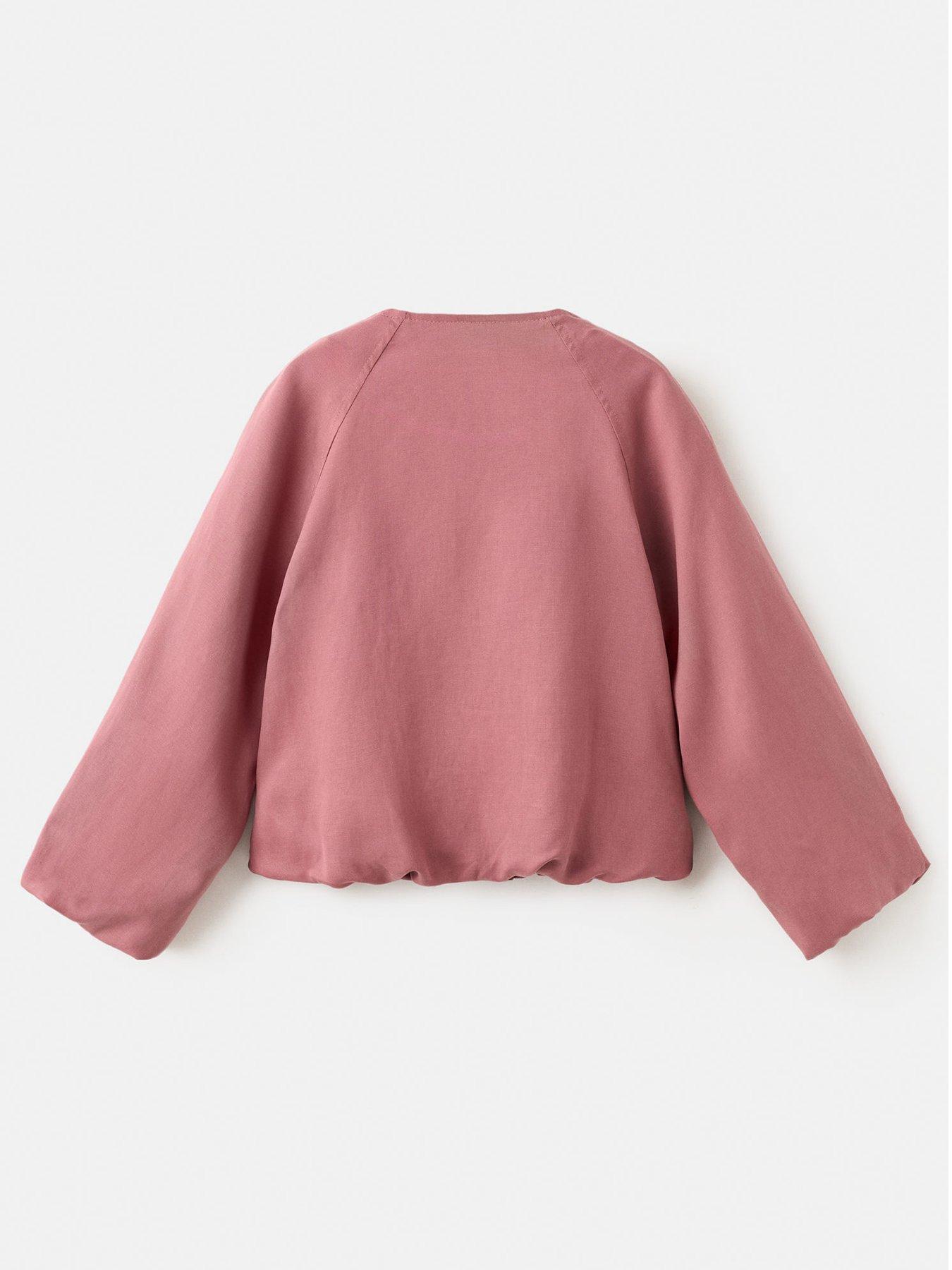 Image 2 of 4 of Mango Girls Woven Jacket - Pink