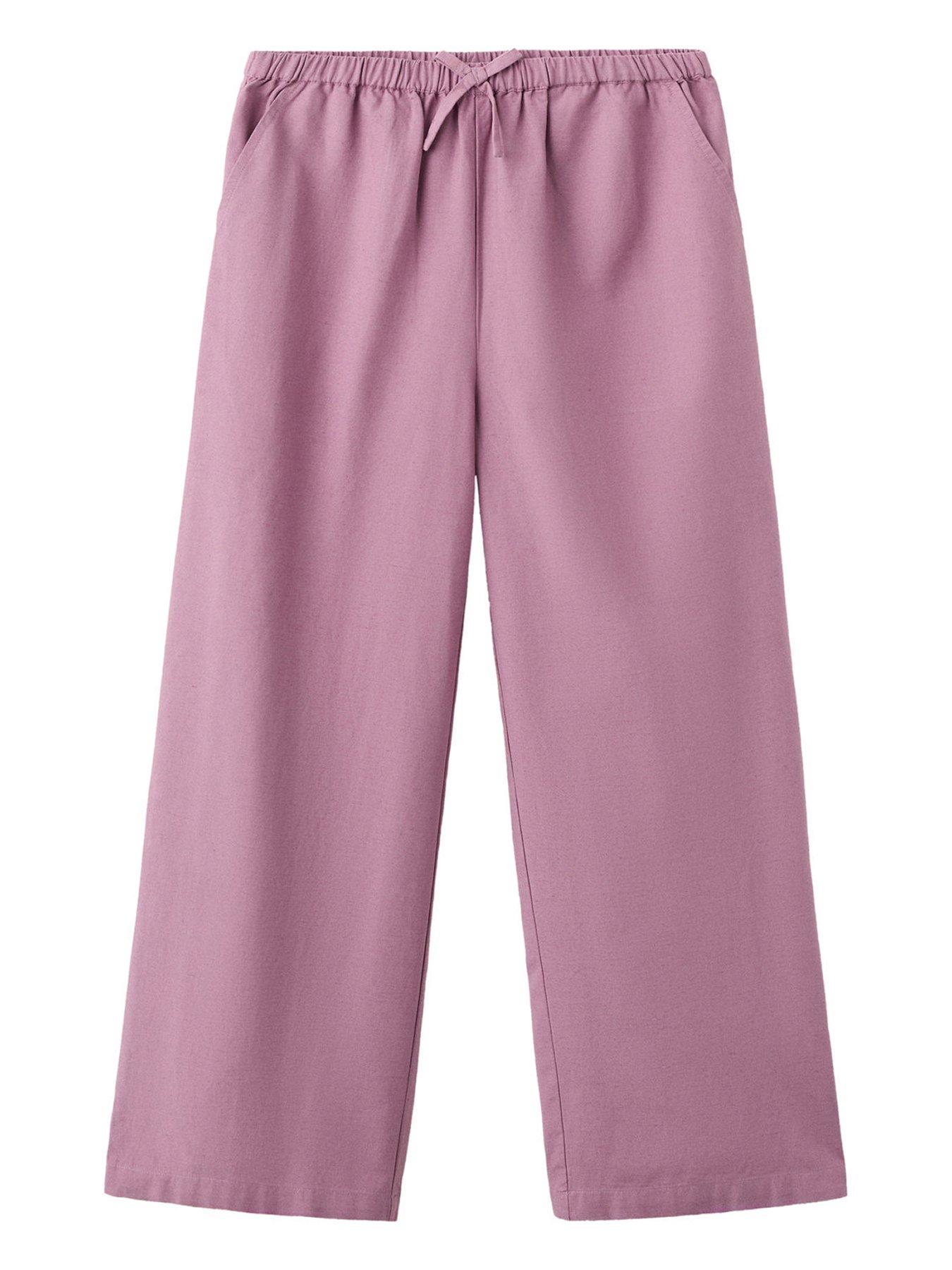 Image 1 of 4 of Mango Girls Co-Ord Trousers - Light Purple