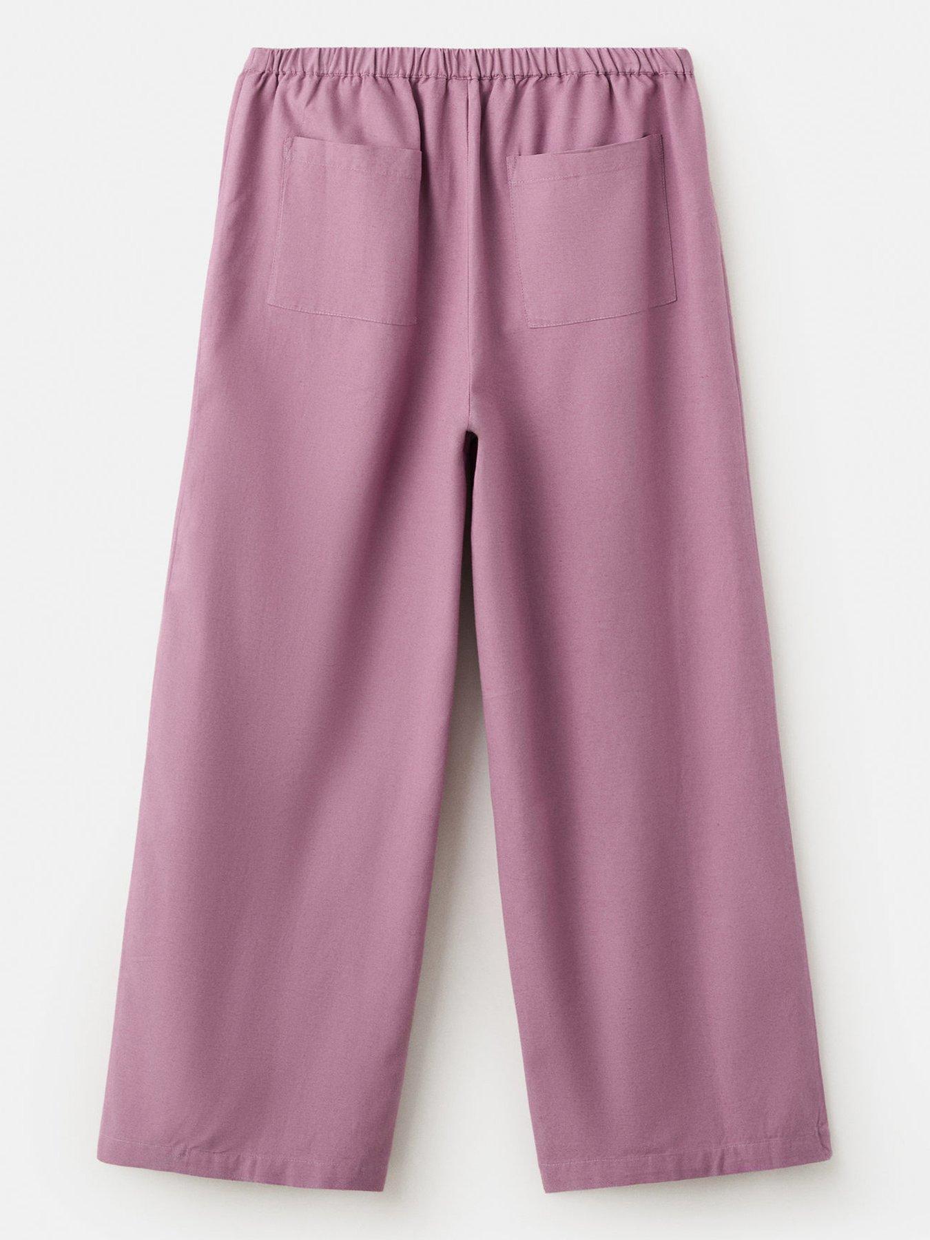 Image 2 of 4 of Mango Girls Co-Ord Trousers - Light Purple