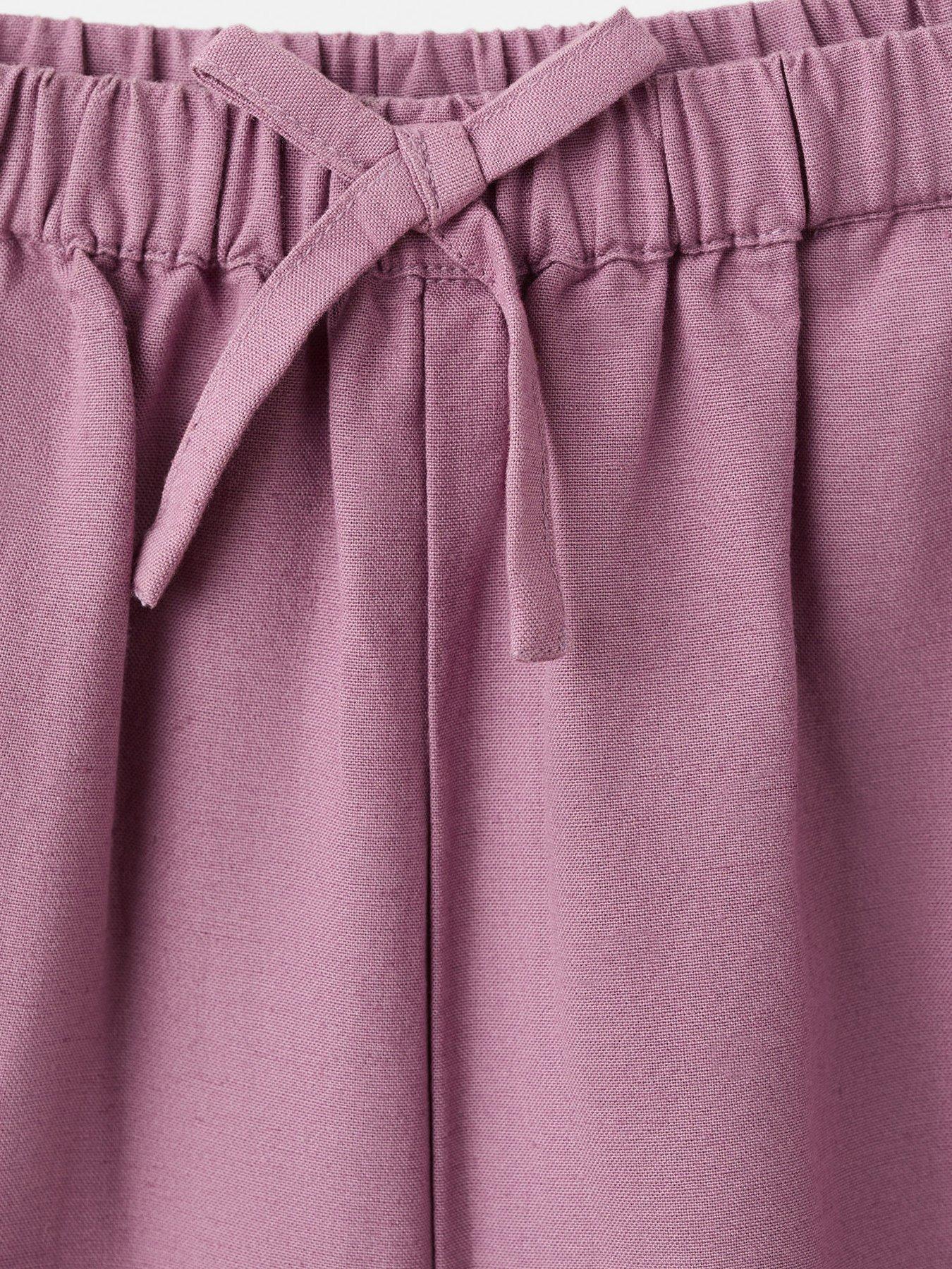 Image 3 of 4 of Mango Girls Co-Ord Trousers - Light Purple