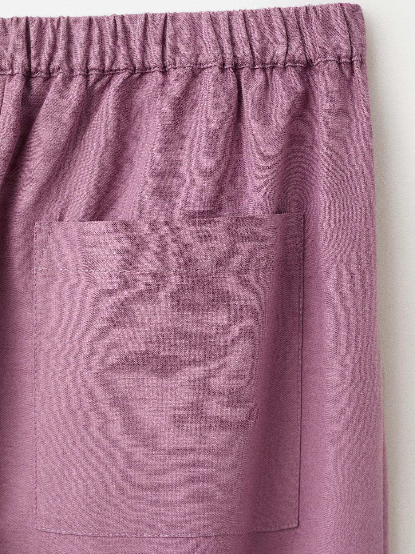 Image 4 of 4 of Mango Girls Co-Ord Trousers - Light Purple