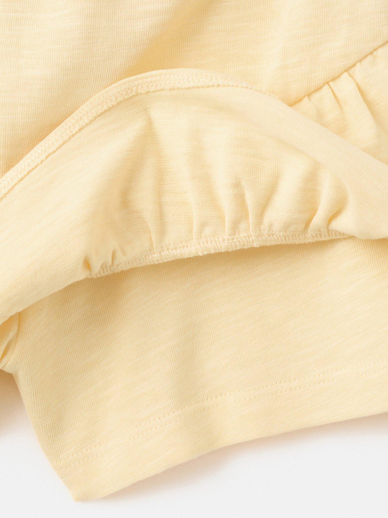 Image 3 of 3 of Mango Girls Frill Skort - Light Yellow