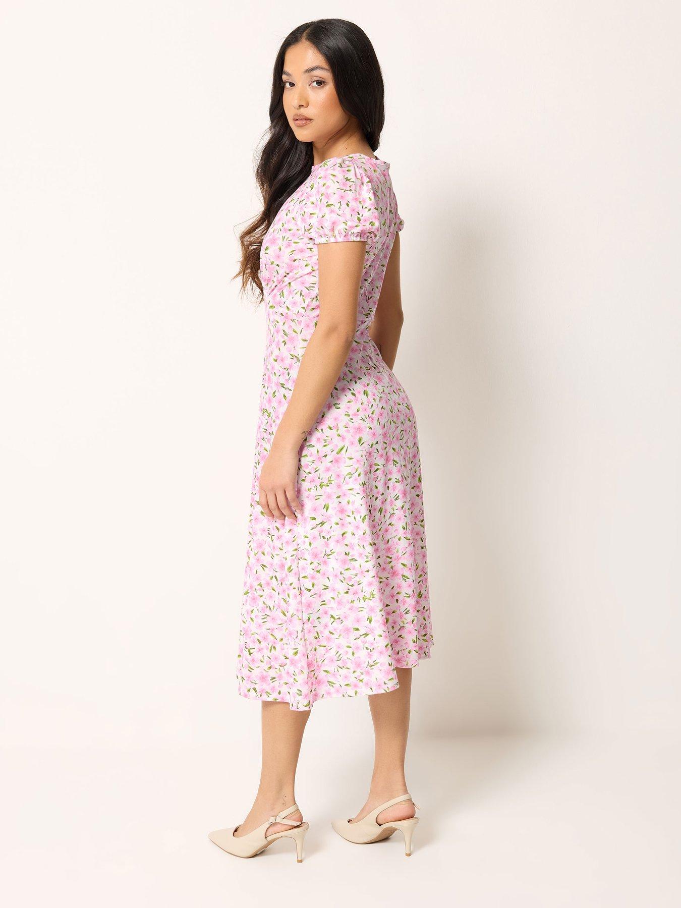 stillFront image of pixiegirl-petite-drop-waist-maxi-dress
