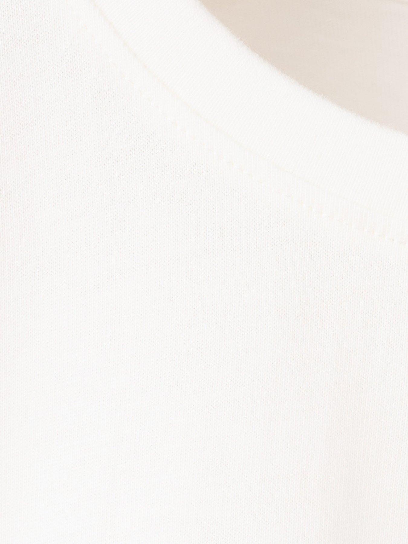 Image 3 of 4 of Mango Girls Cowboy Boot Short Sleeve T-shirt - Light Cream