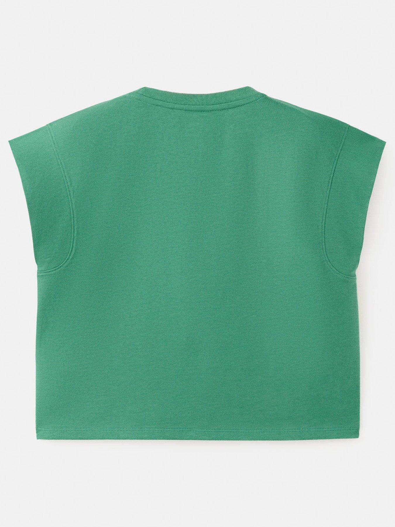Image 2 of 4 of Mango Girls Juice Boxy T-shirt - Green