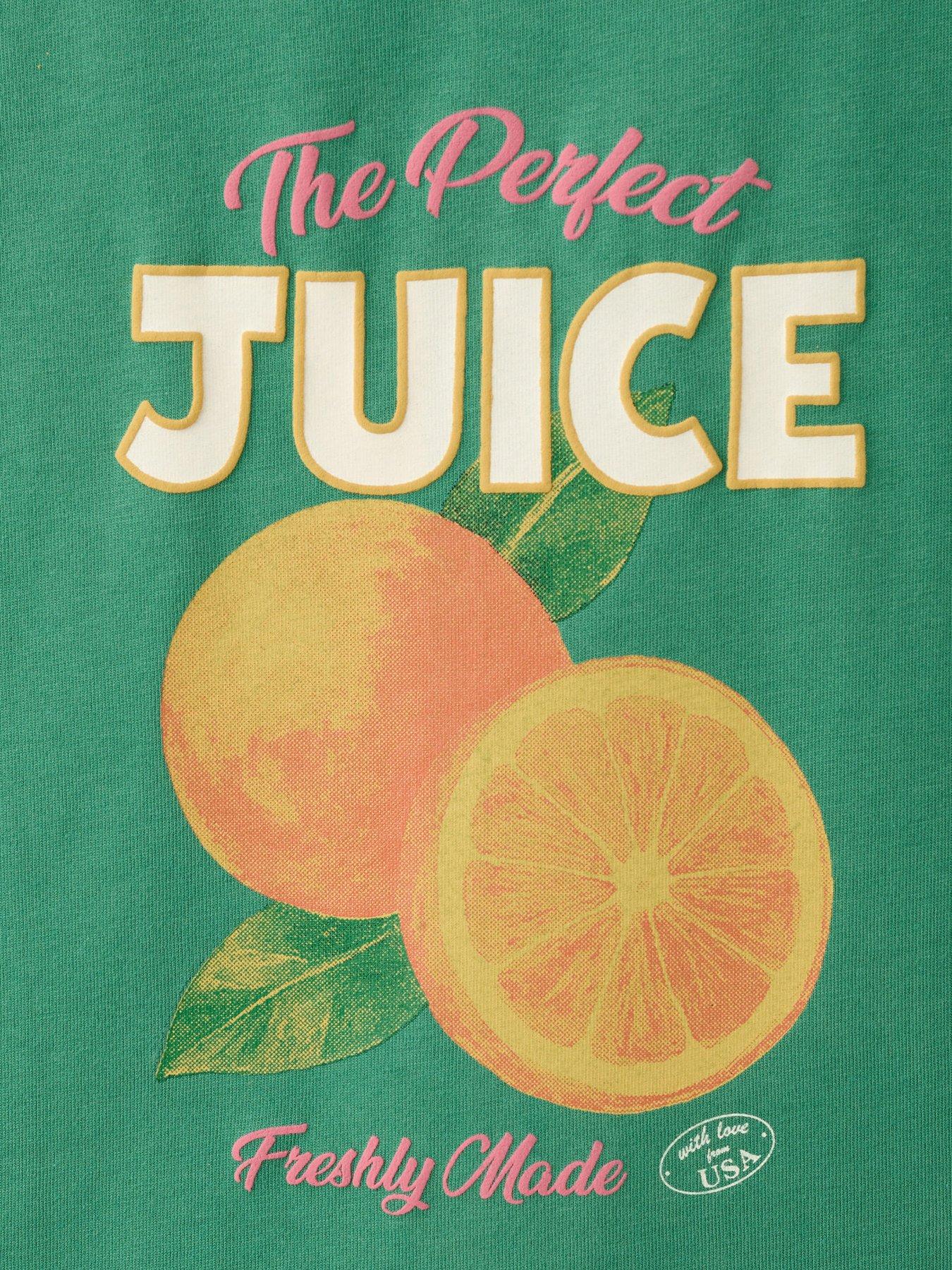 Image 4 of 4 of Mango Girls Juice Boxy T-shirt - Green
