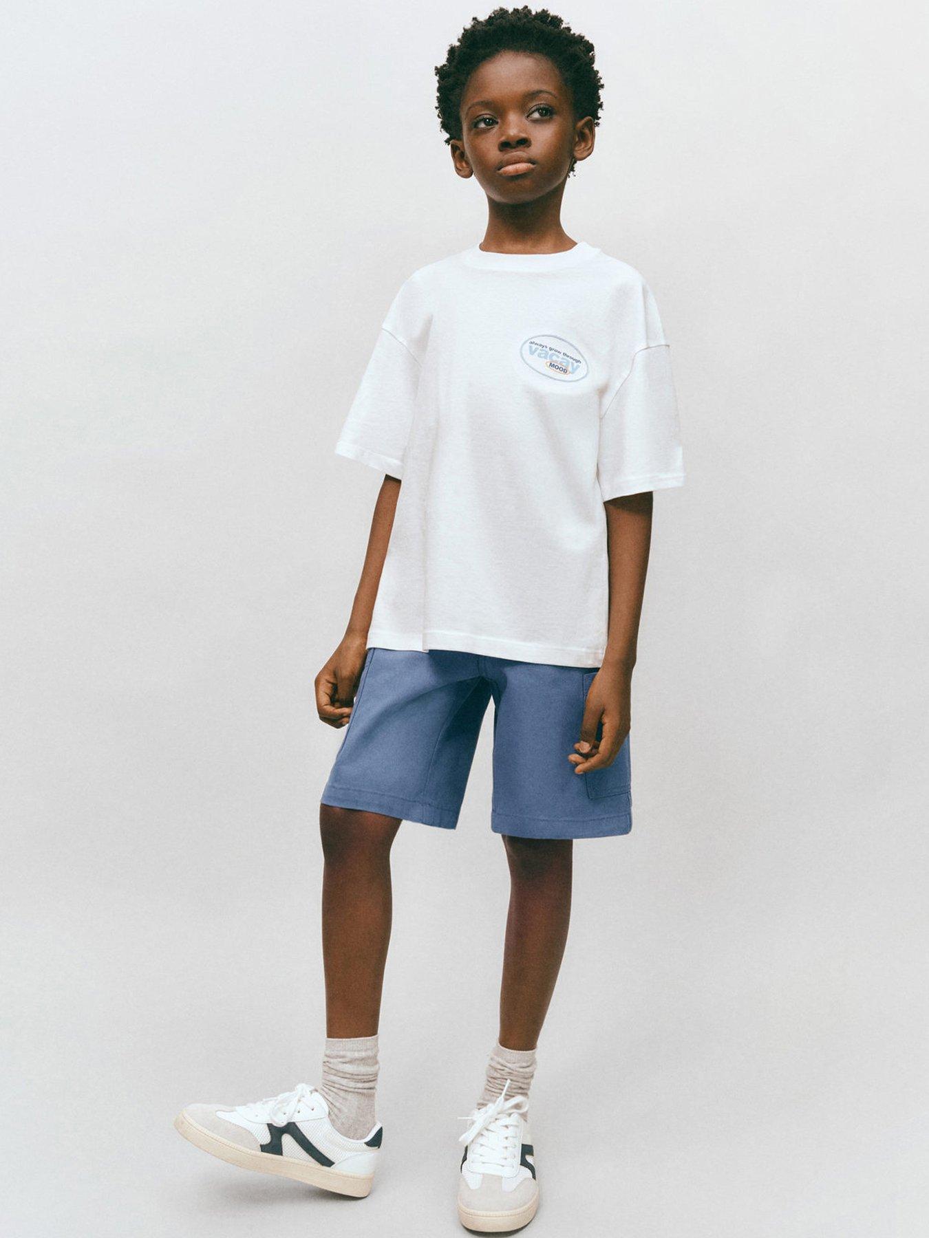 Mango Boys Cargo Shorts - Blue