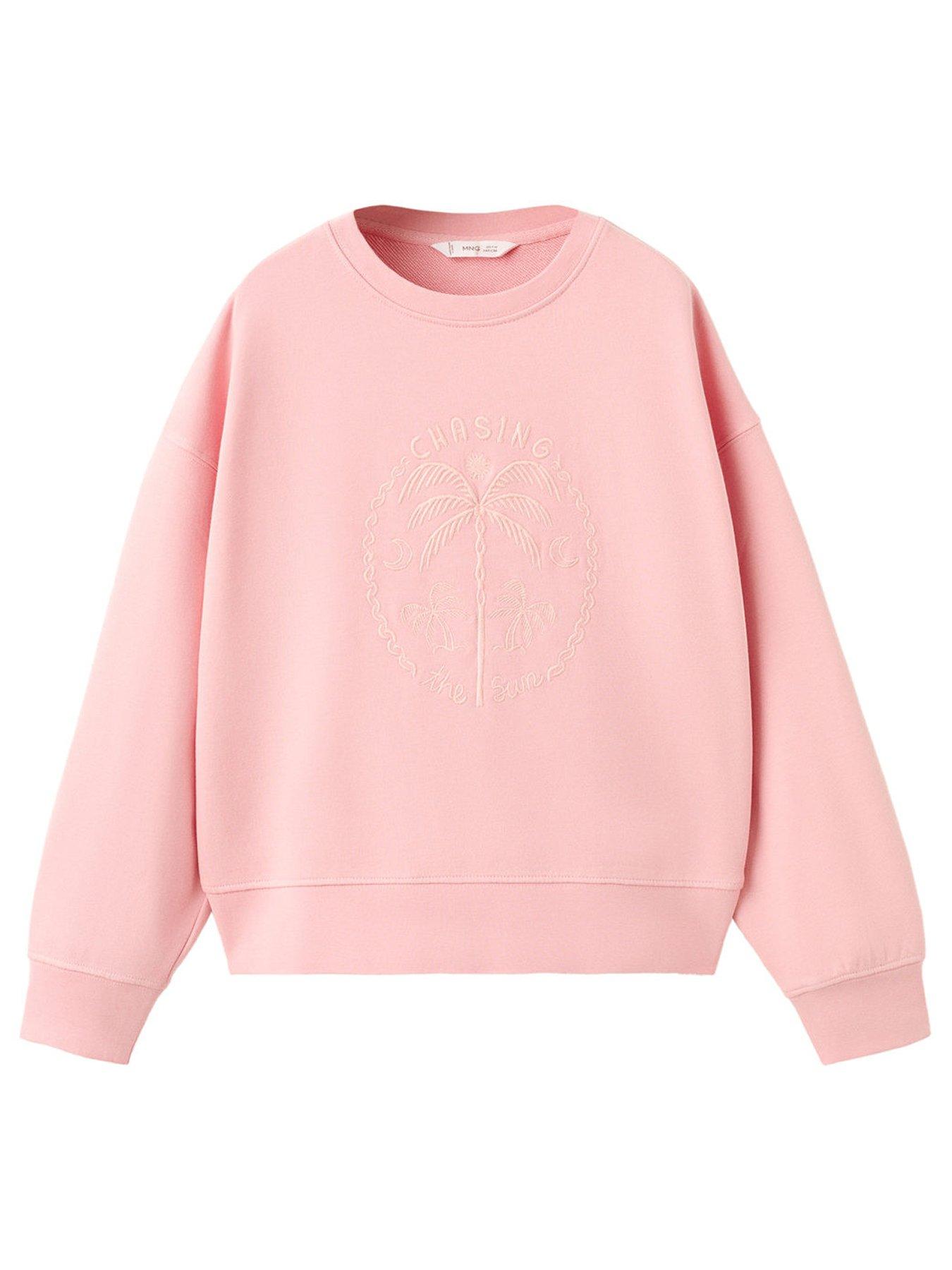 Mango Girls Chasing The Sun Sweatshirt - Pink