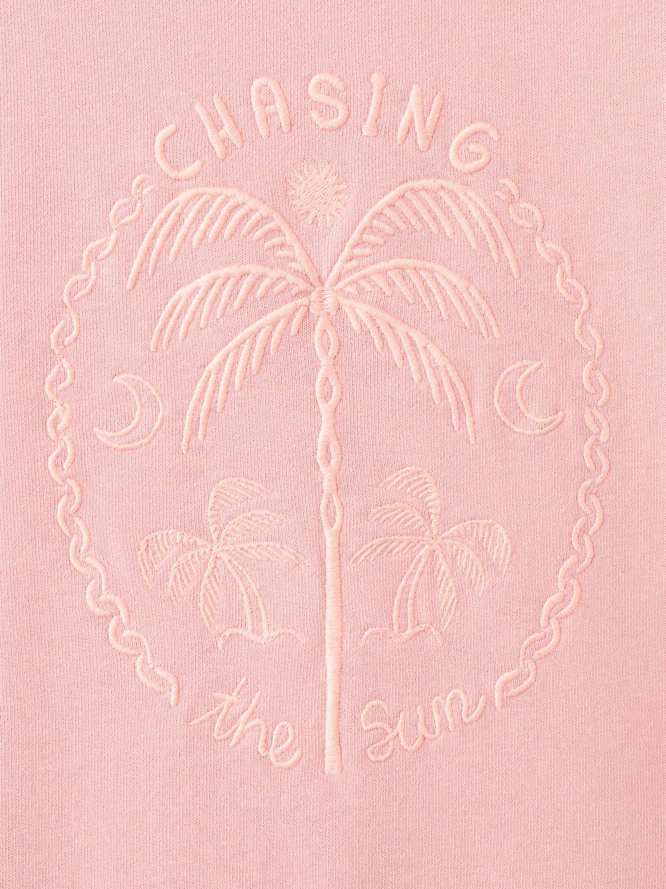 Image 4 of 4 of Mango Girls Chasing The Sun Sweatshirt - Pink
