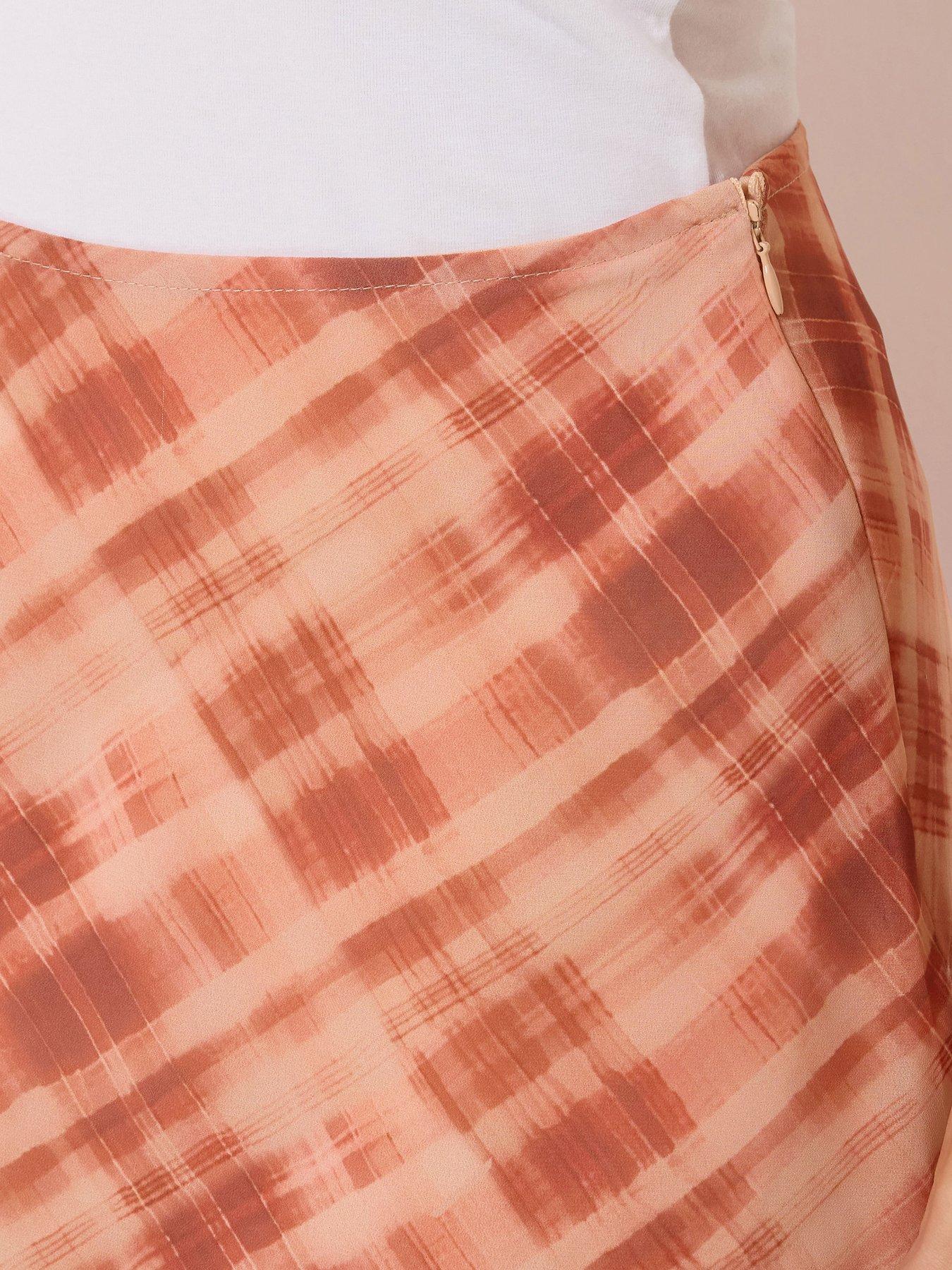  image of long-tall-sally-abstract-maxi-skirt-pink