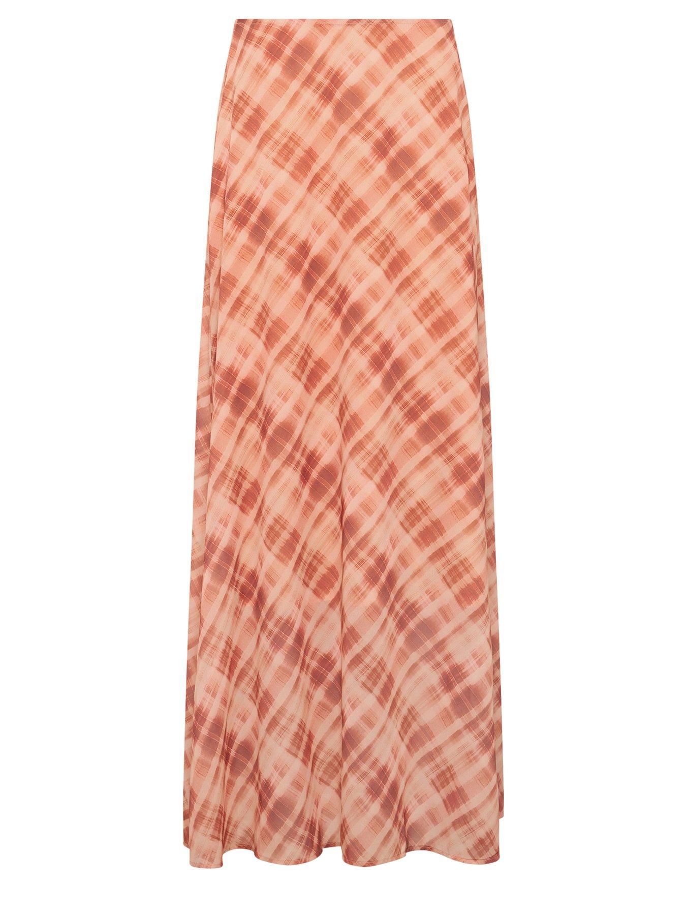  image of long-tall-sally-abstract-maxi-skirt-pink