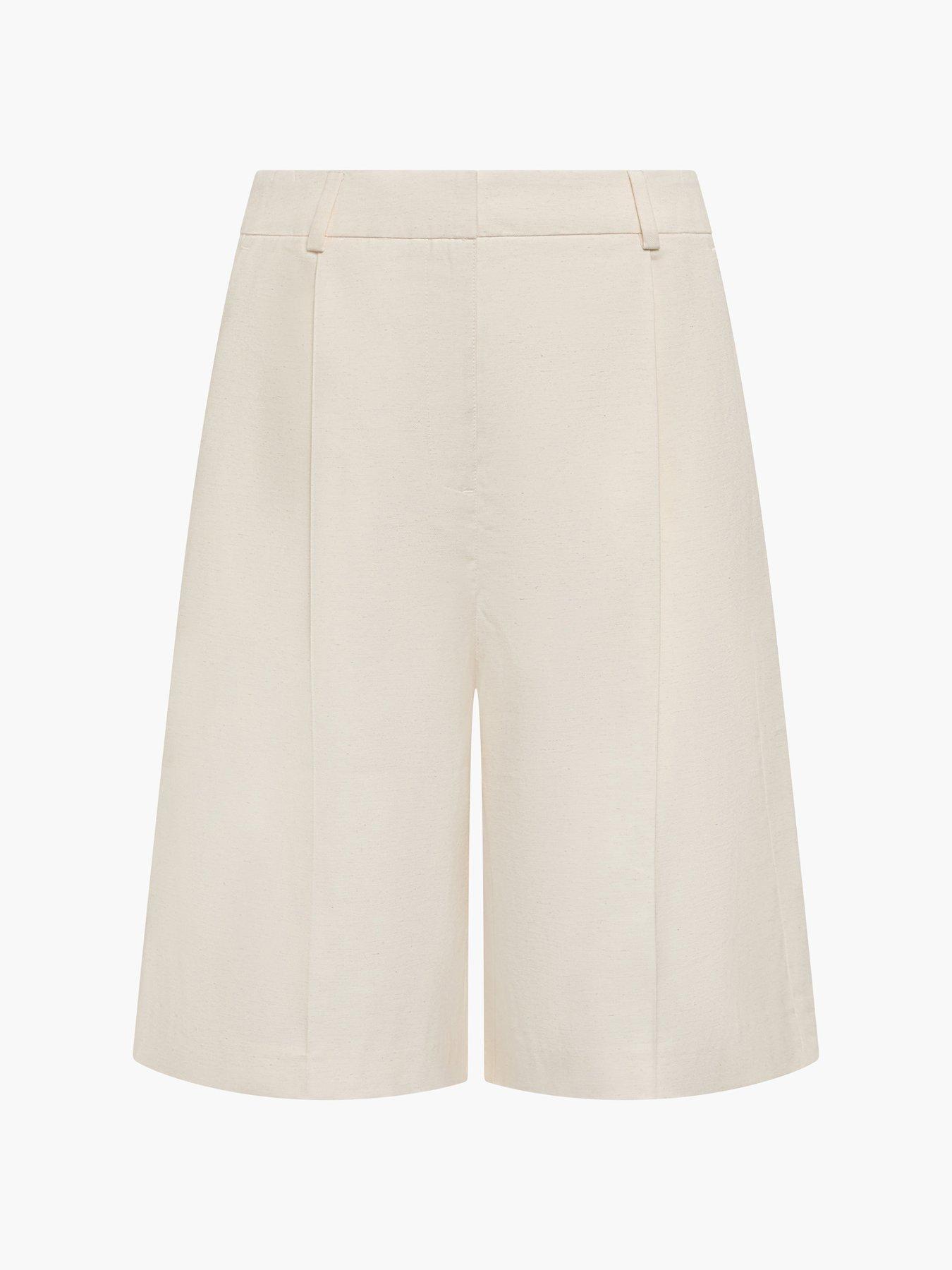  image of french-connection-wide-bermuda-tailored-shorts