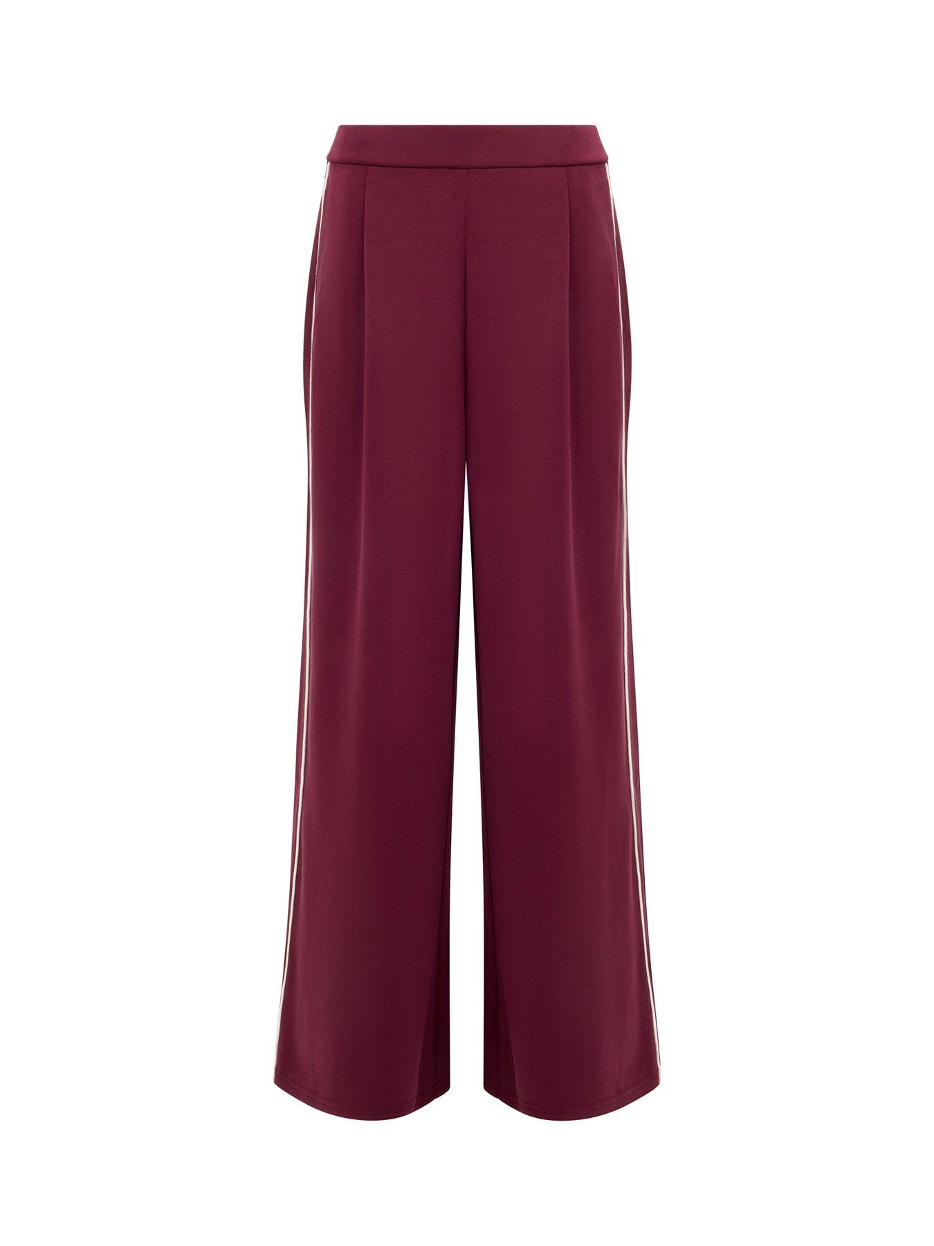 Image 5 of 5 of French Connection Side Stripe Wide Leg Elasticated Trousers