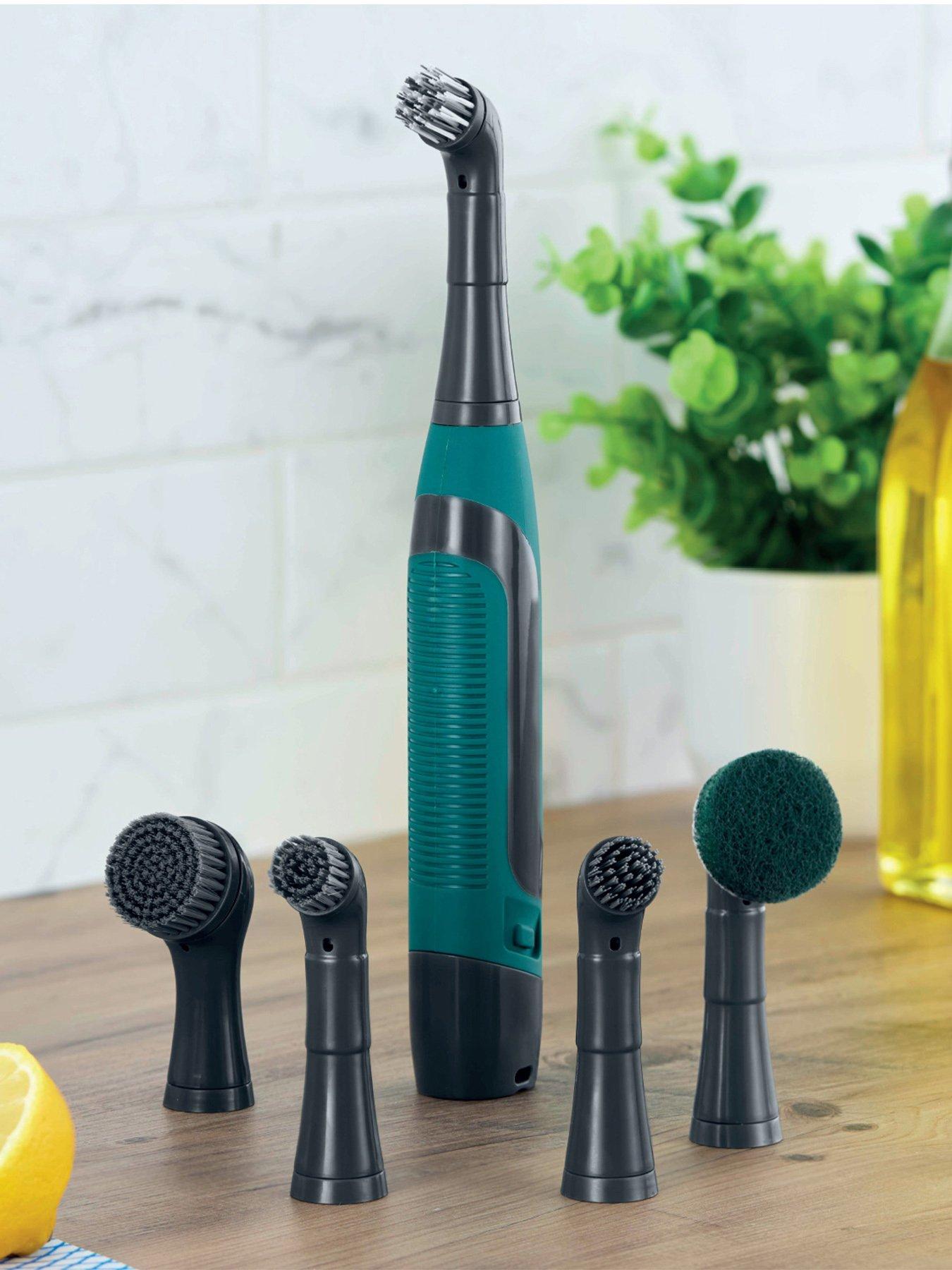 Tower Whiziwand Pro With 5 Interchangeable Heads, Anthracite  &  Teal
