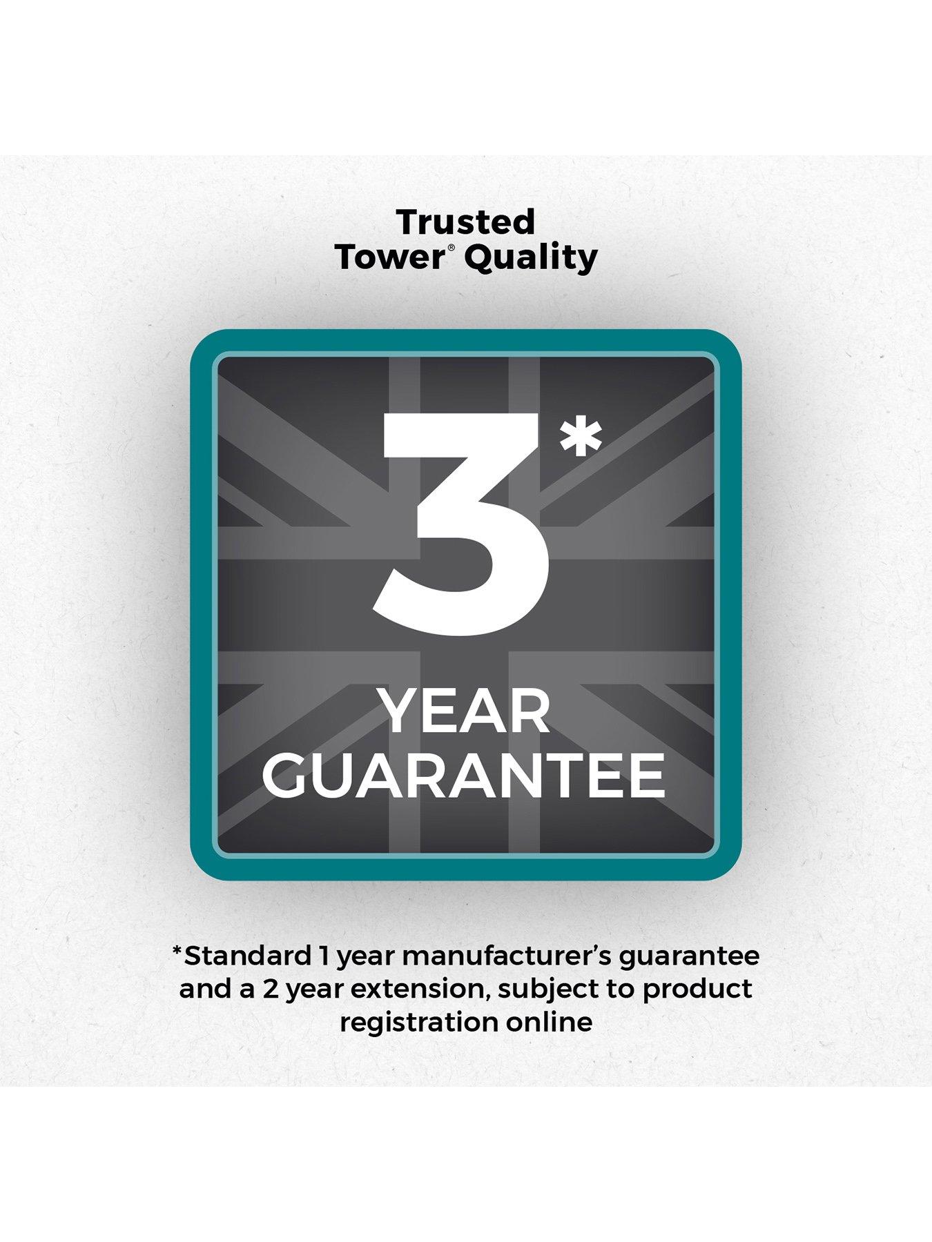 Image 7 of 8 of Tower Whiziwand Pro With 5 Interchangeable Heads, Anthracite &amp; Teal