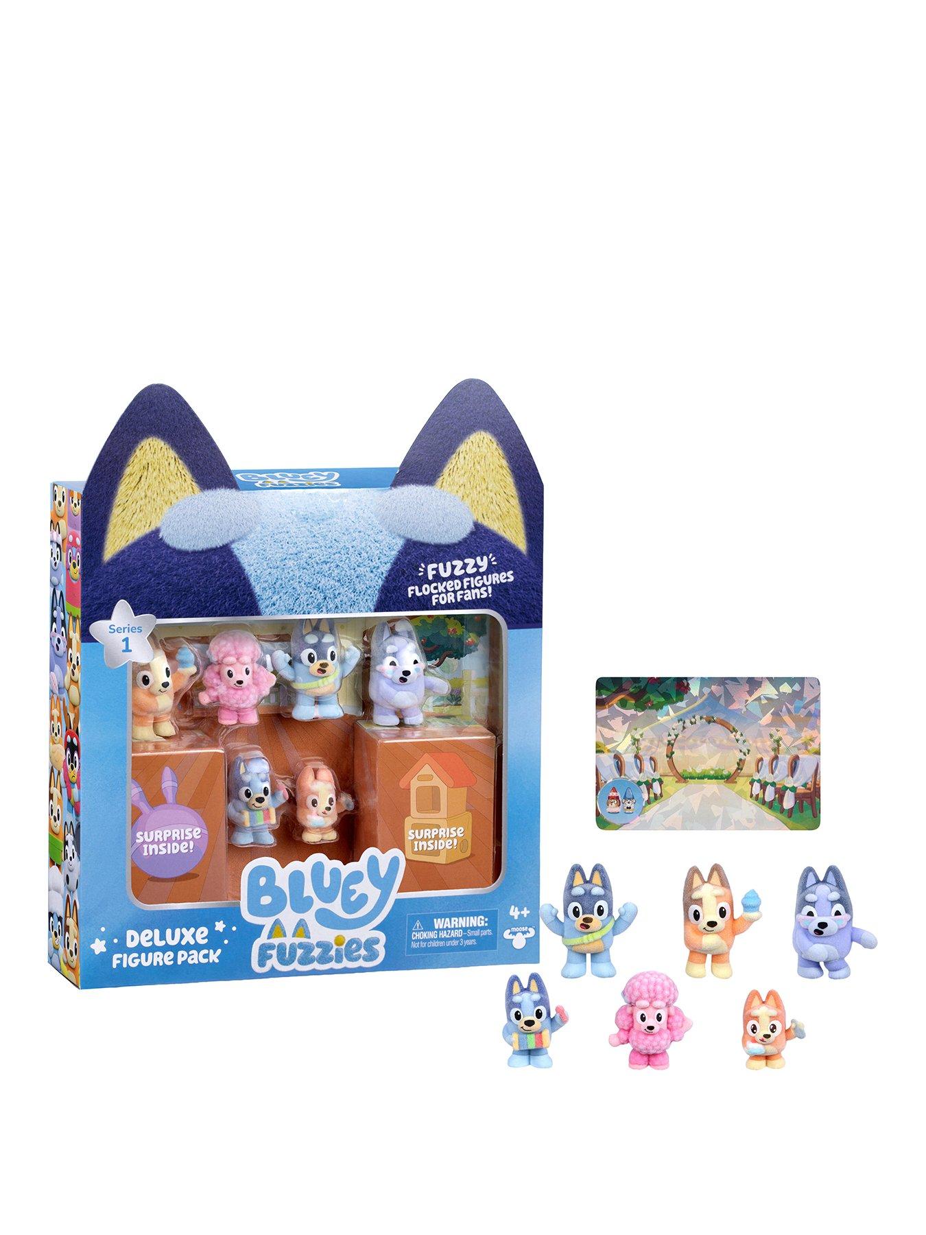 Bluey Fuzzies Fan Favourites Deluxe Figure Pack