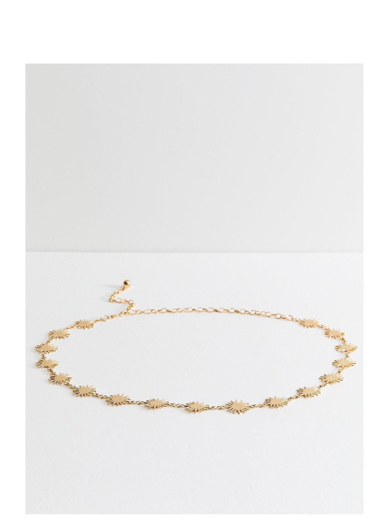 New Look Sunshine Chain Belt - Gold