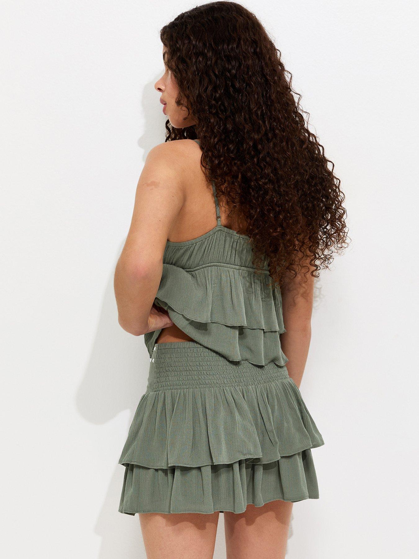 Image 2 of 5 of New Look 915 Girls Studded Rara Skort - Khaki