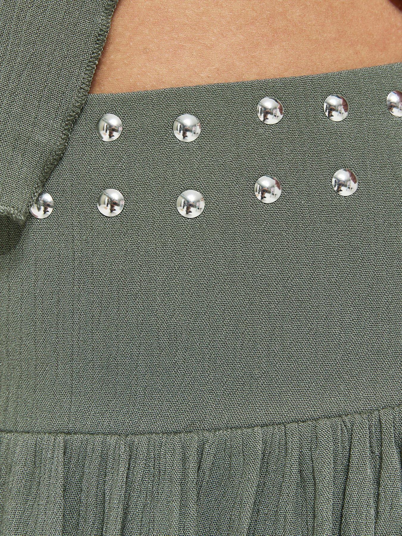 Image 5 of 5 of New Look 915 Girls Studded Rara Skort - Khaki