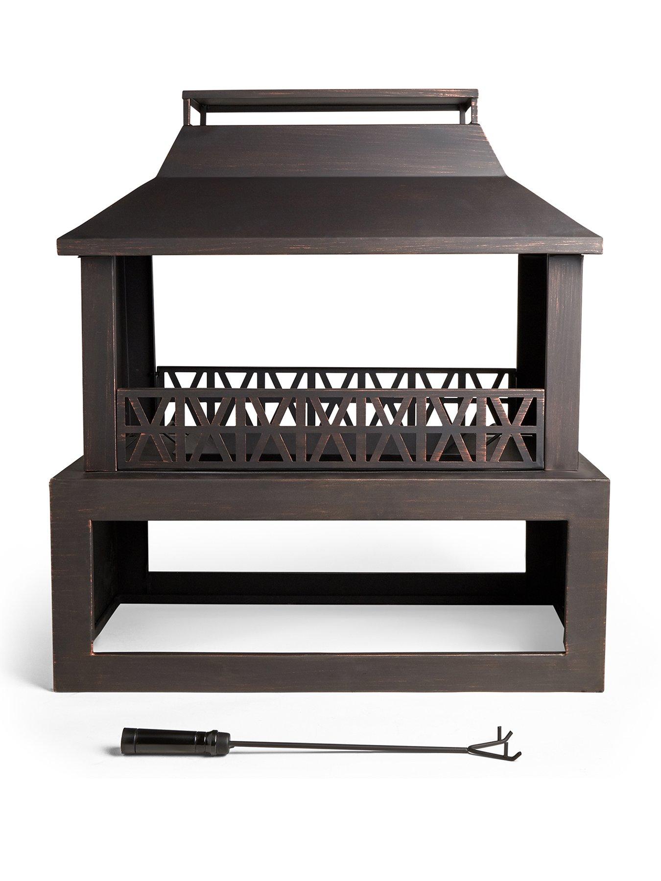 Image 2 of 7 of Vonhaus Outdoor Fireplace