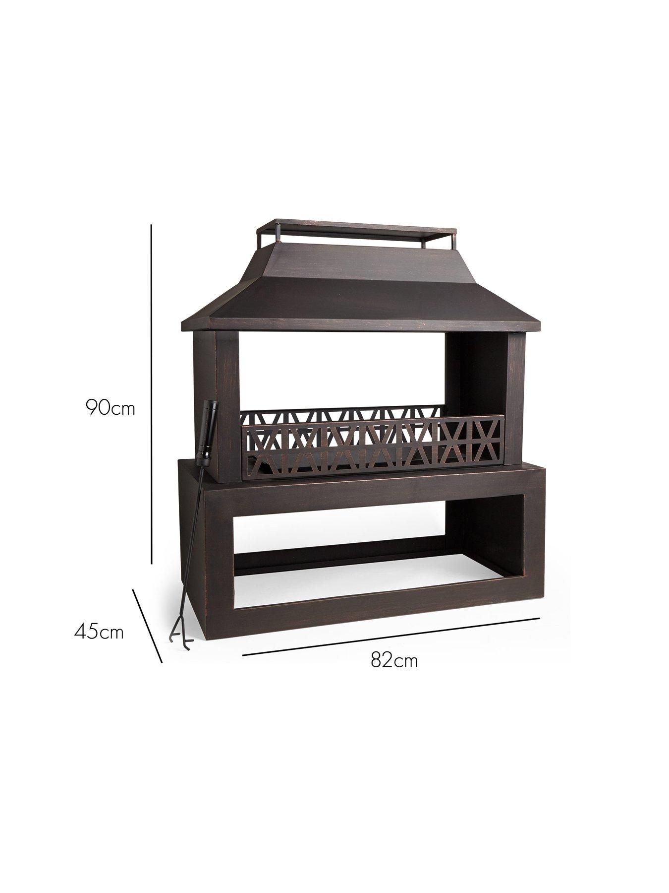 Image 5 of 7 of Vonhaus Outdoor Fireplace