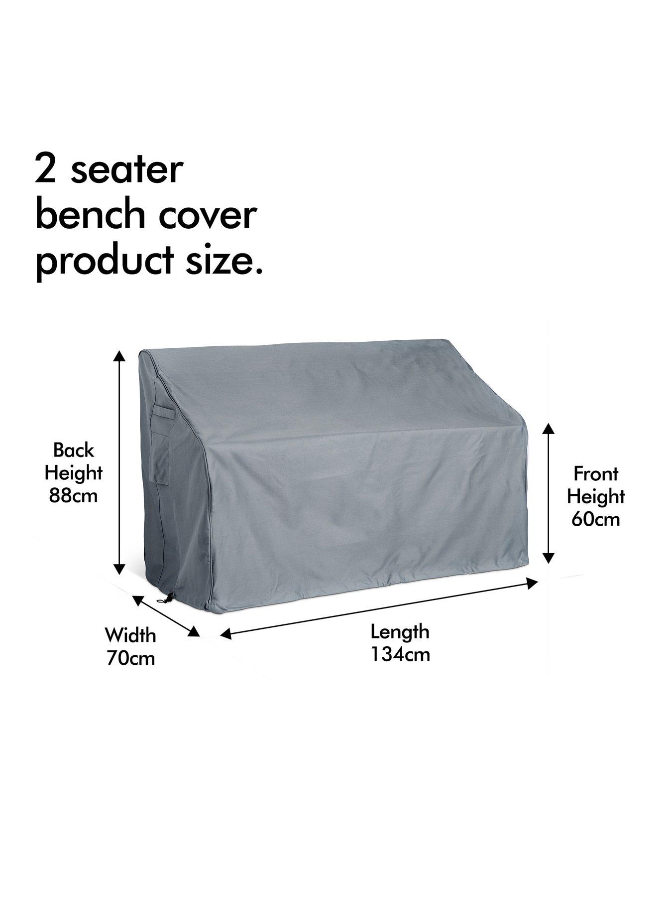 Image 6 of 7 of Vonhaus 2 Seater Bench Cover