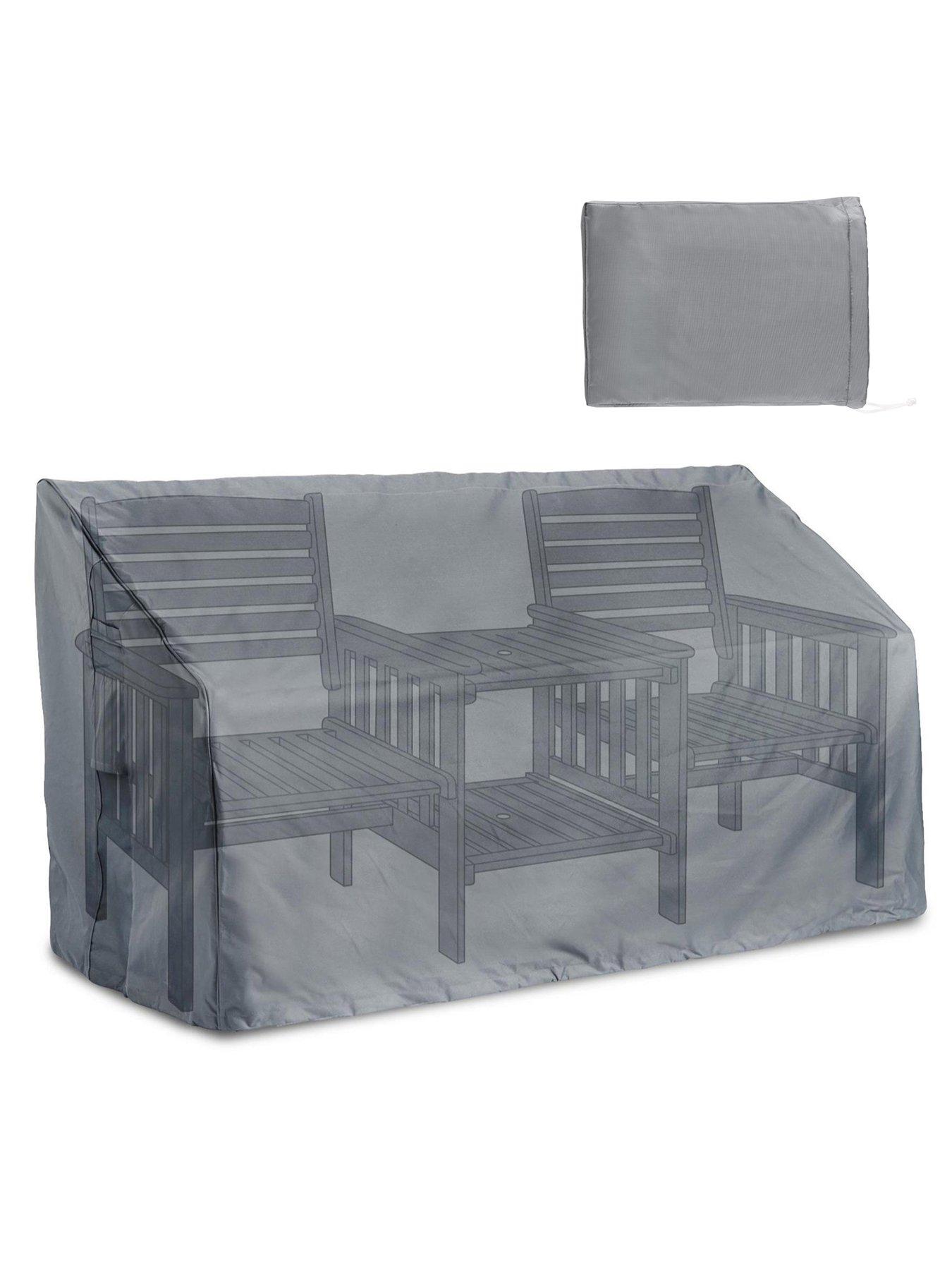 Image 1 of 6 of Vonhaus Loveseat Garden Bench Cover (H) 96cm x (W) 91cm x (L) 173cm