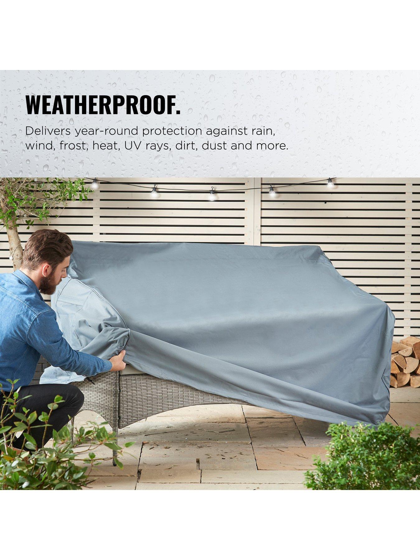 Image 3 of 6 of Vonhaus Loveseat Garden Bench Cover (H) 96cm x (W) 91cm x (L) 173cm