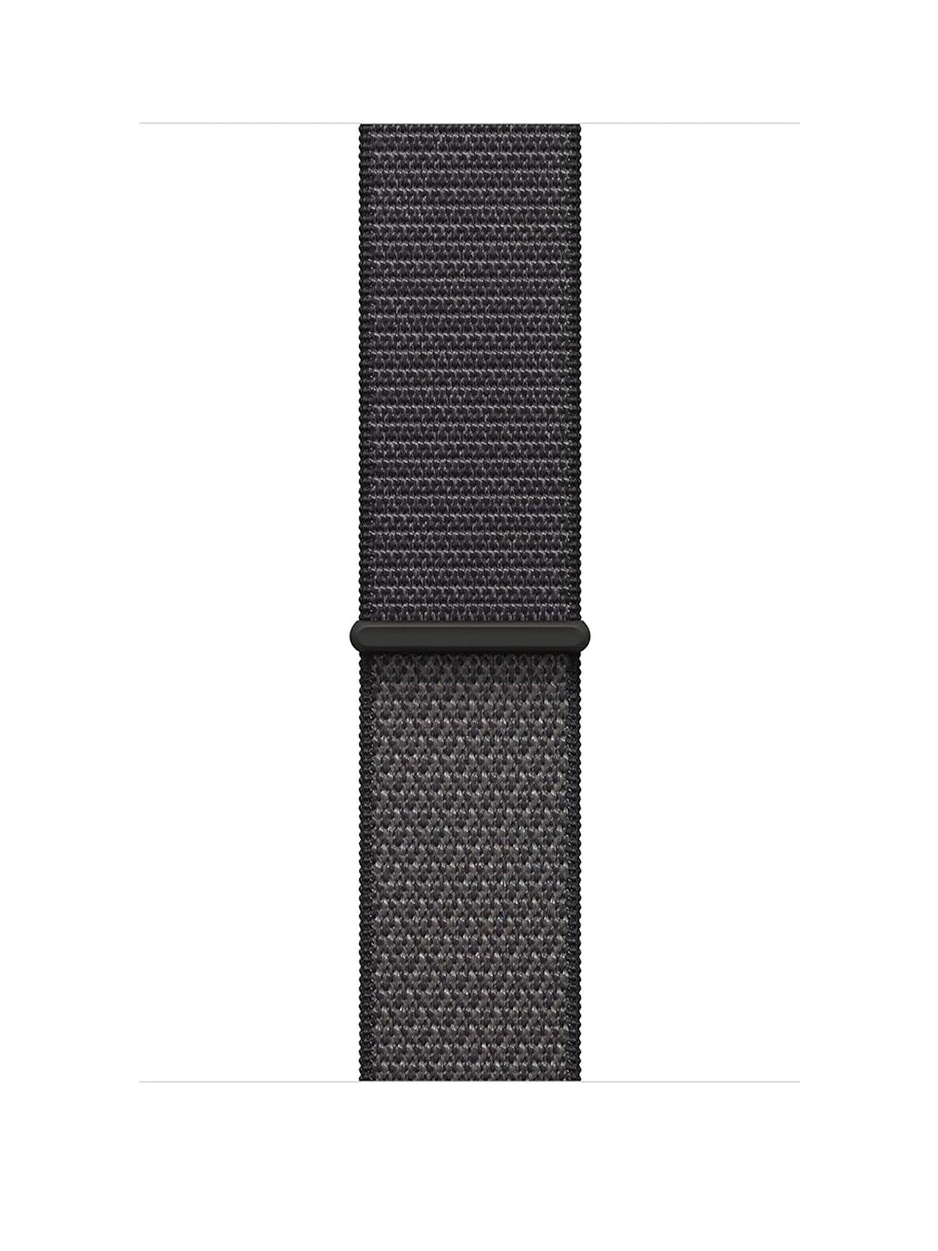 front image of apple-watch-40mm-dark-grey-sport-loop