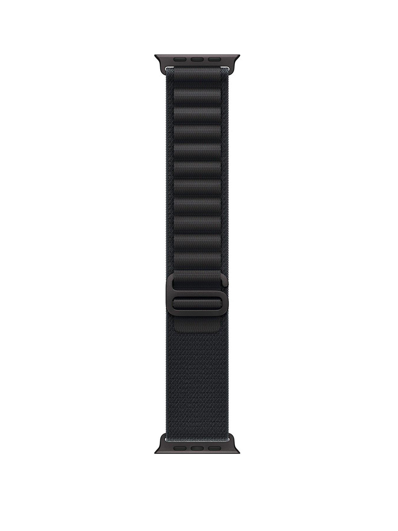 Apple Watch 49mm Black Alpine Loop - Small - Black Titanium Finish