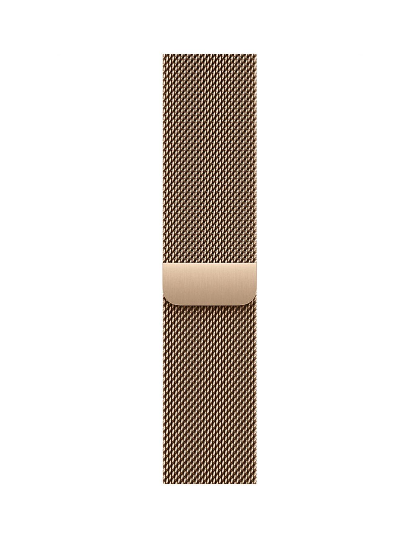 Apple Watch 46mm Gold Milanese Loop - M/L